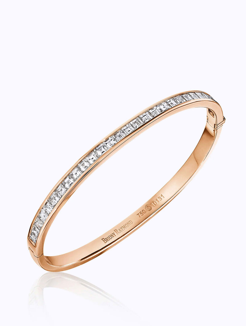 REGENT ASSCHER DIAMOND BANGLE