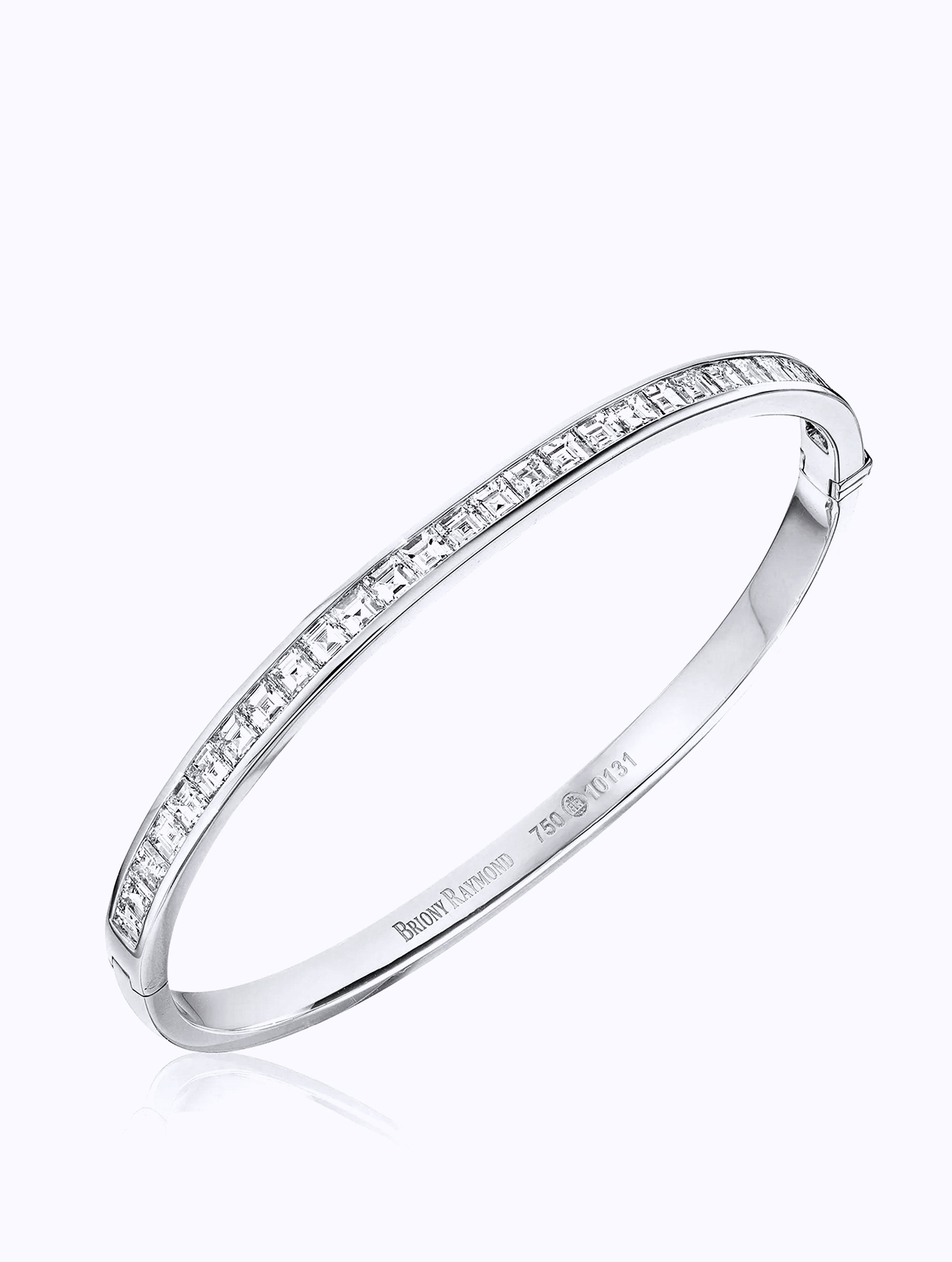 REGENT ASSCHER DIAMOND BANGLE