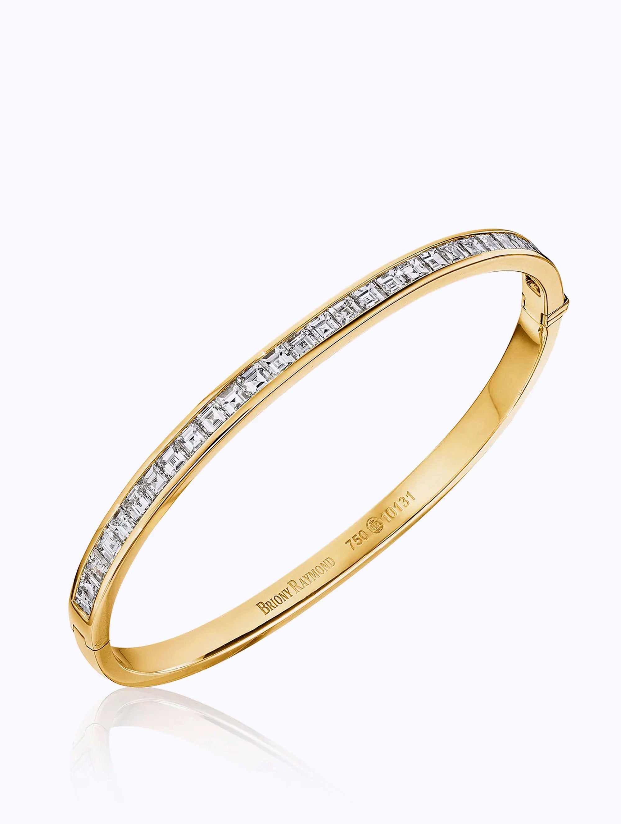 REGENT ASSCHER DIAMOND BANGLE