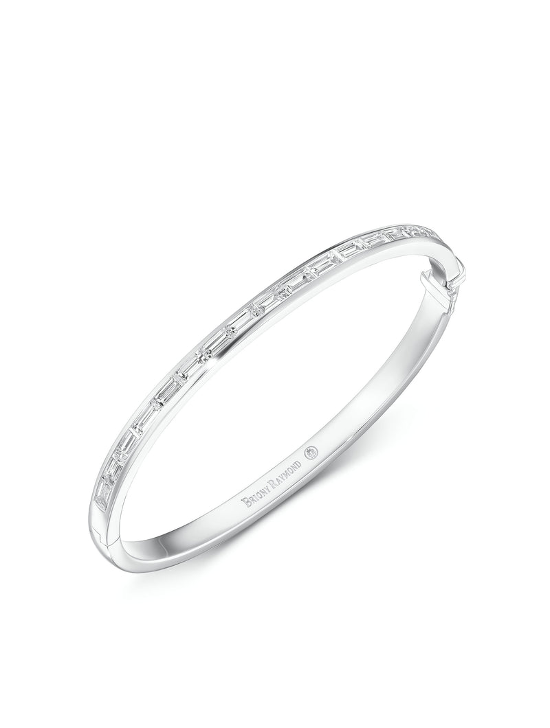 Regent Baguette Diamond Bangle