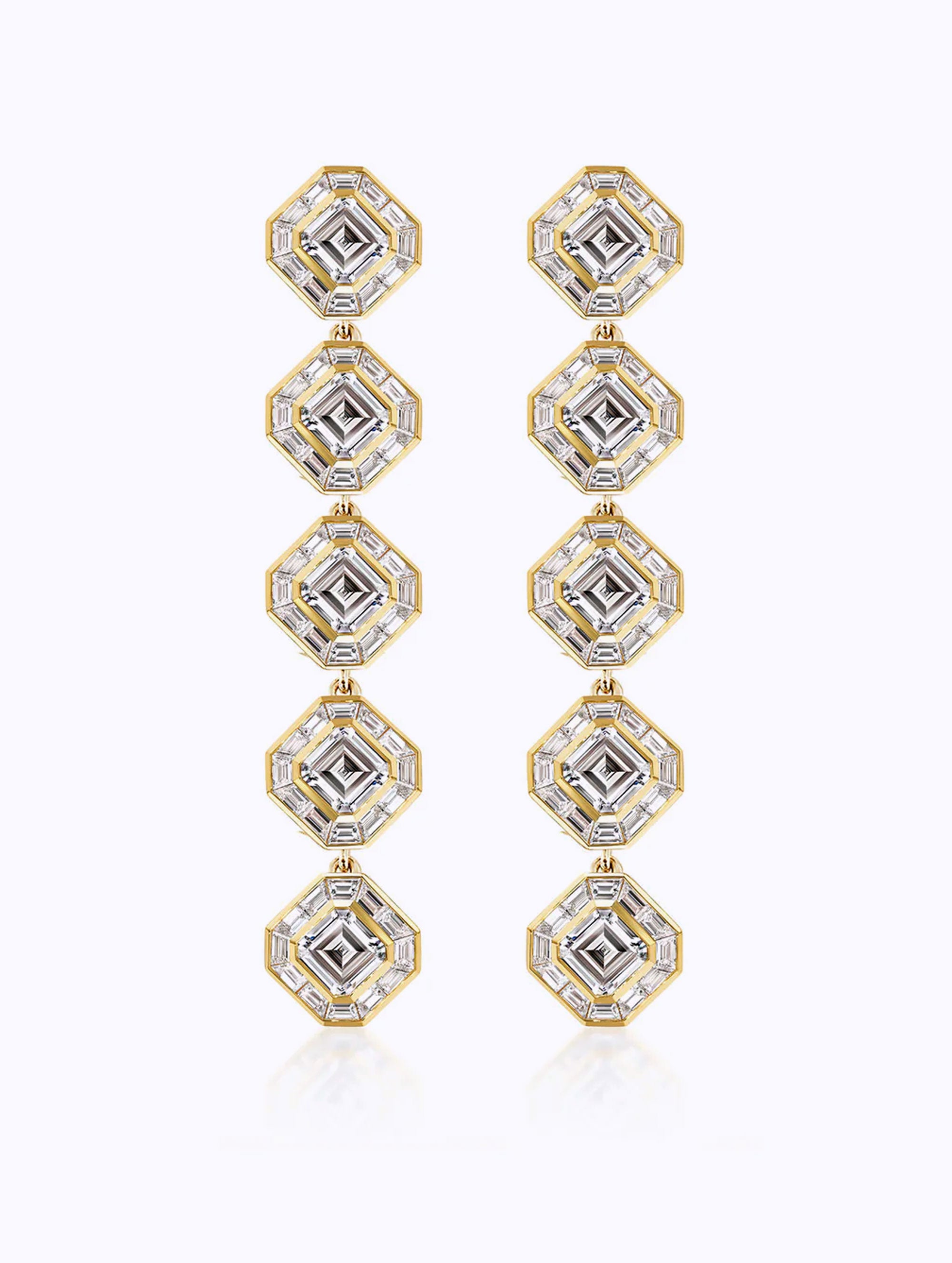 REGENT DIAMOND CASCADE EARRINGS