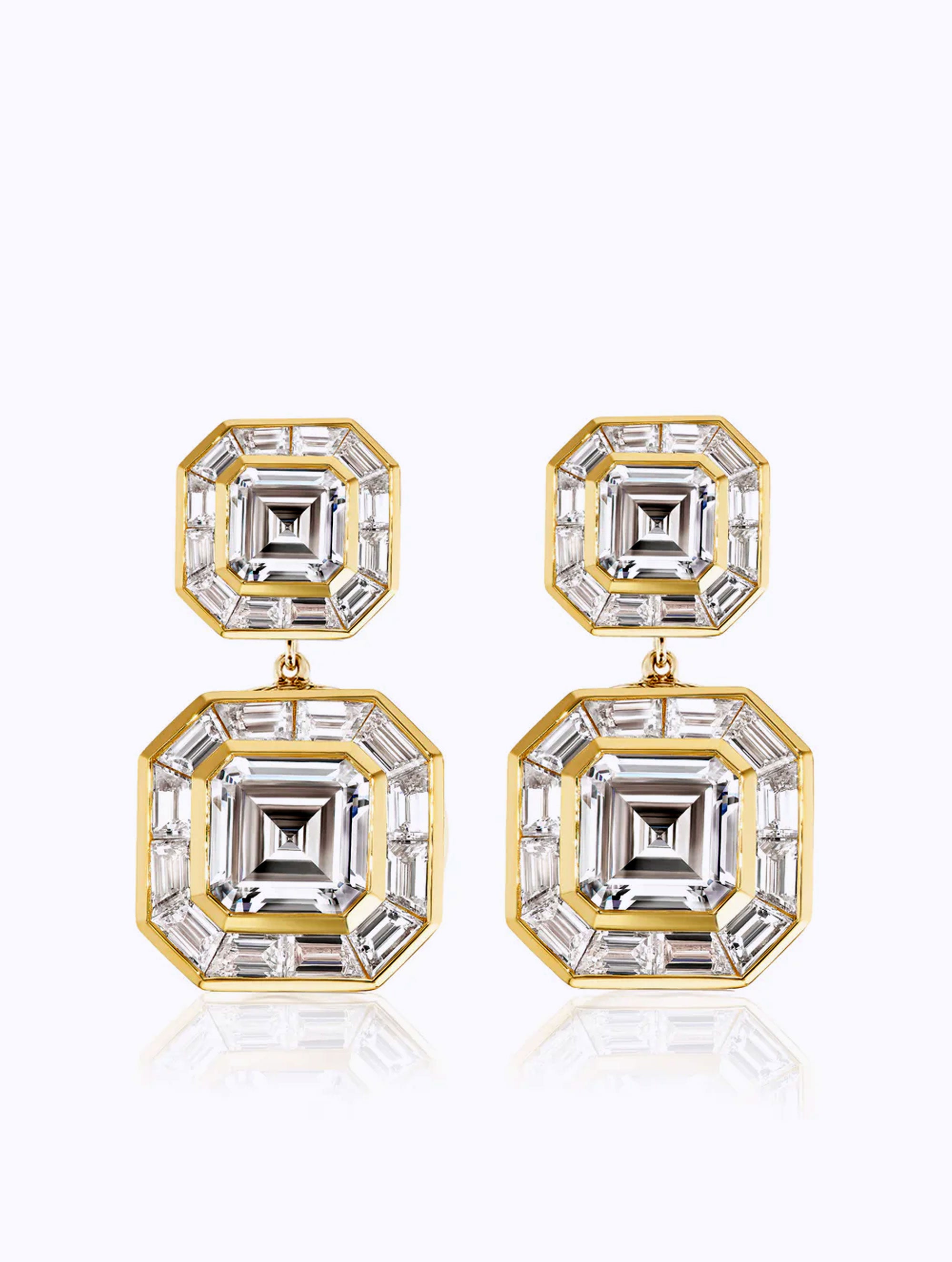 REGENT DIAMOND DROP EARRINGS