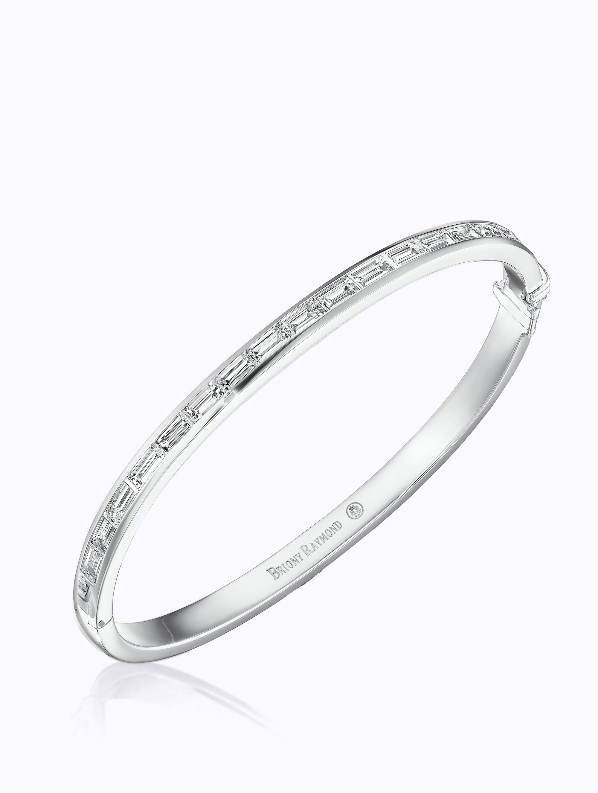 Regent Baguette Diamond Bangle