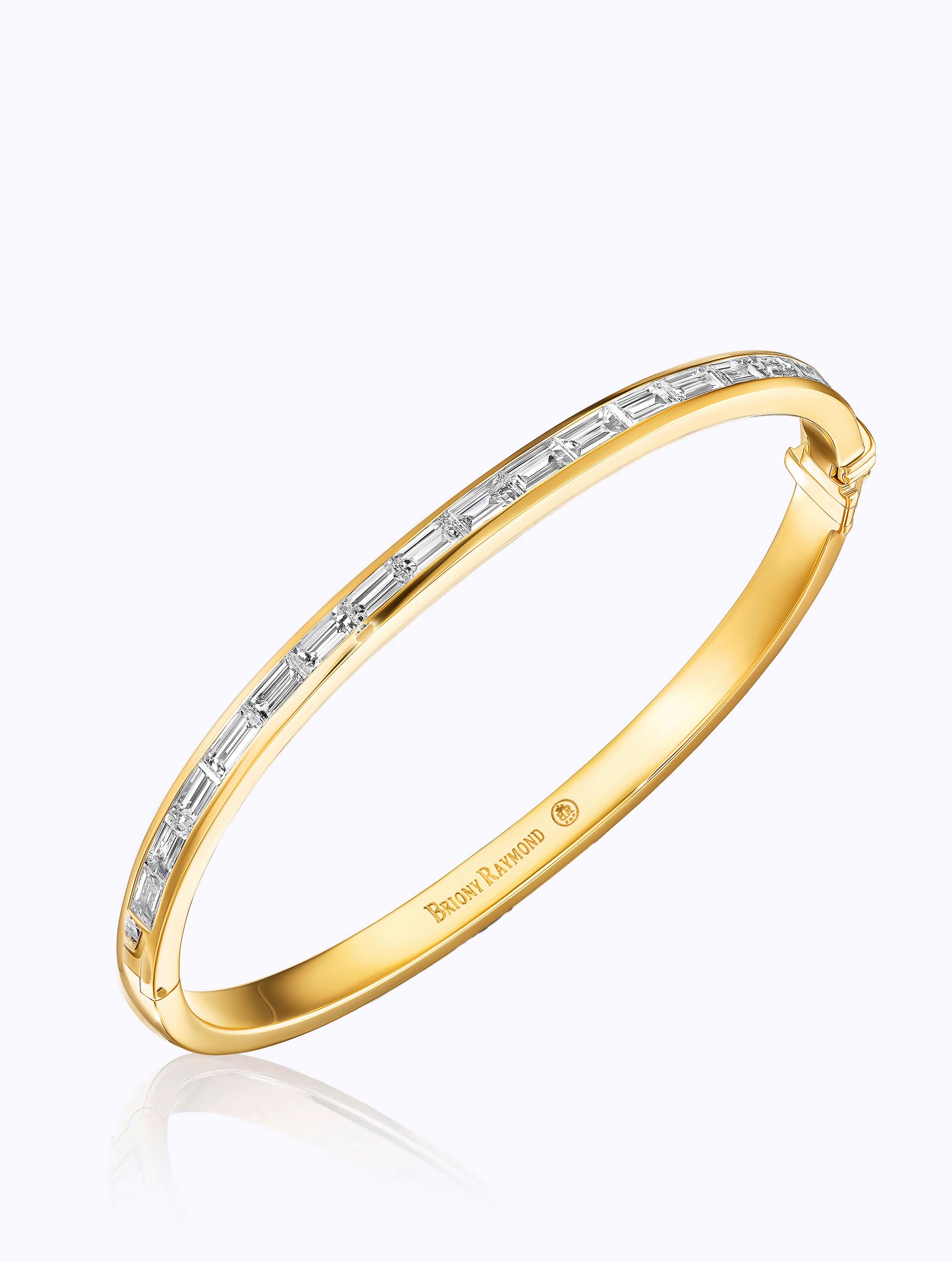 Regent Baguette Diamond Bangle