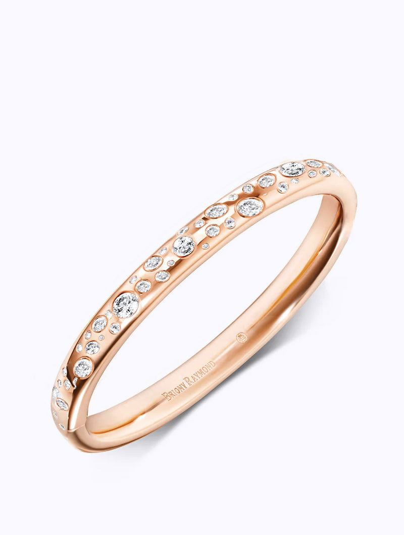 SLIM SLOAN SCATTER DIAMOND BANGLE