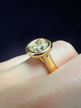 SLOAN CUSTION CUT DIAMOND SOLITAIRE RING