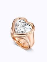 SLOAN DIAMOND HEART RING