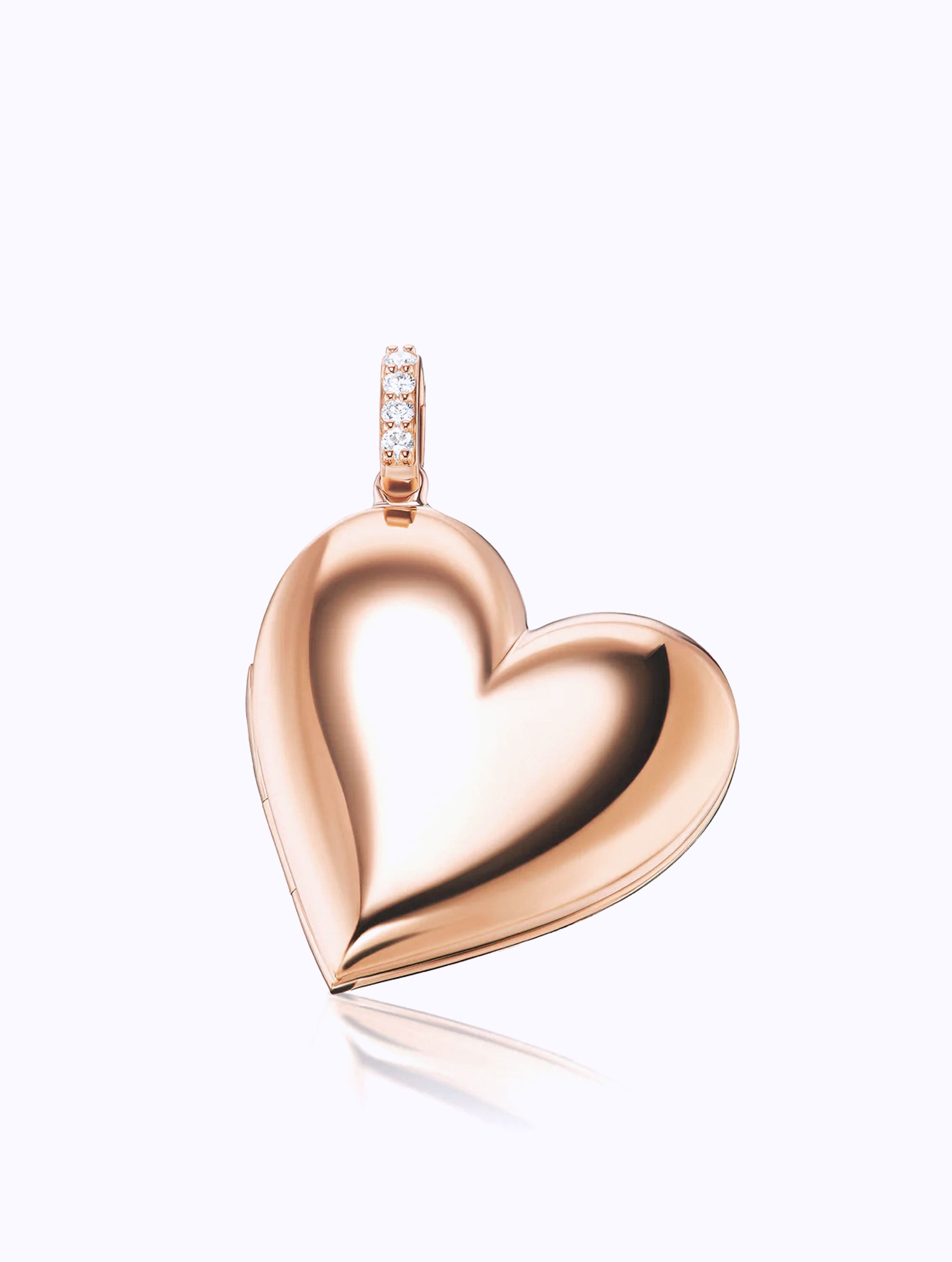 SLOAN PUFFY HEART LOCKET