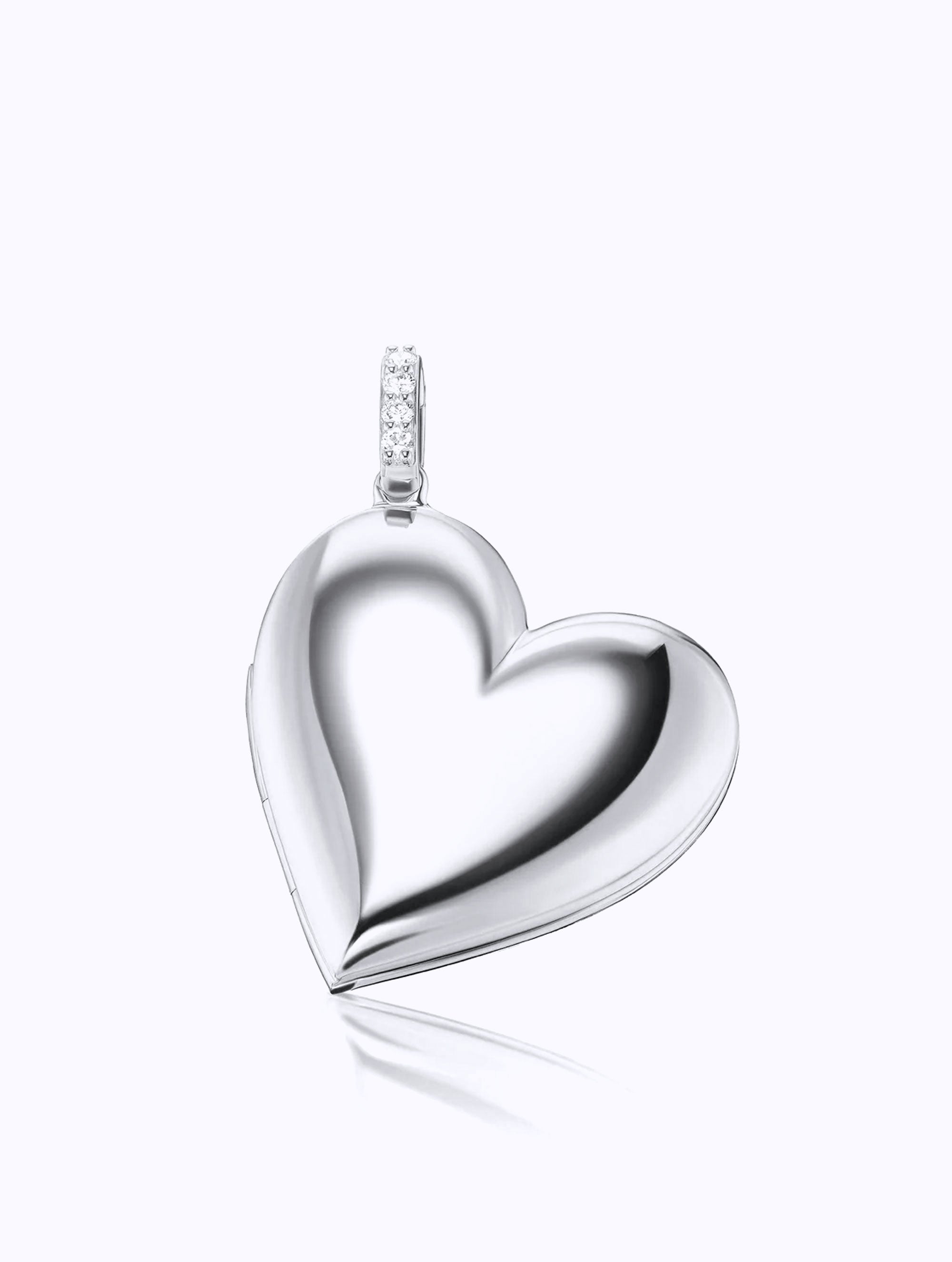 SLOAN PUFFY HEART LOCKET