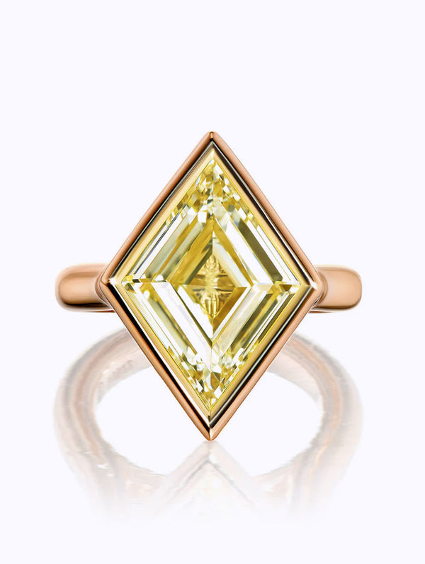 SLOAN LOZENGE DIAMOND SOLITAIRE RING