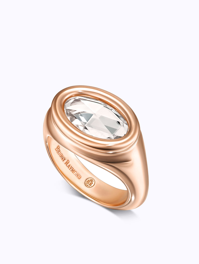 SLOAN OVAL SOLITAIRE RING