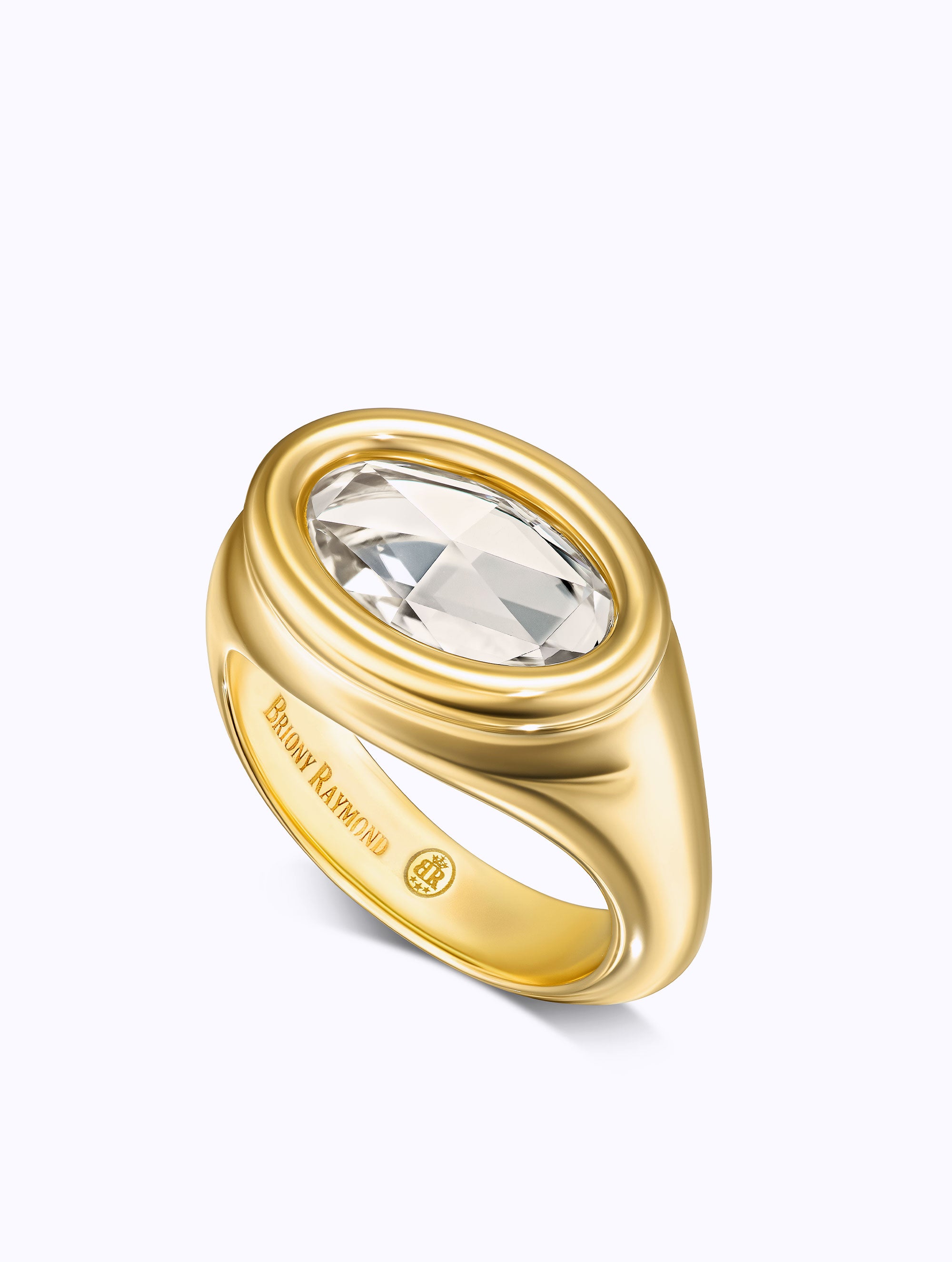 SLOAN OVAL ROSE CUT DIAMOND RING