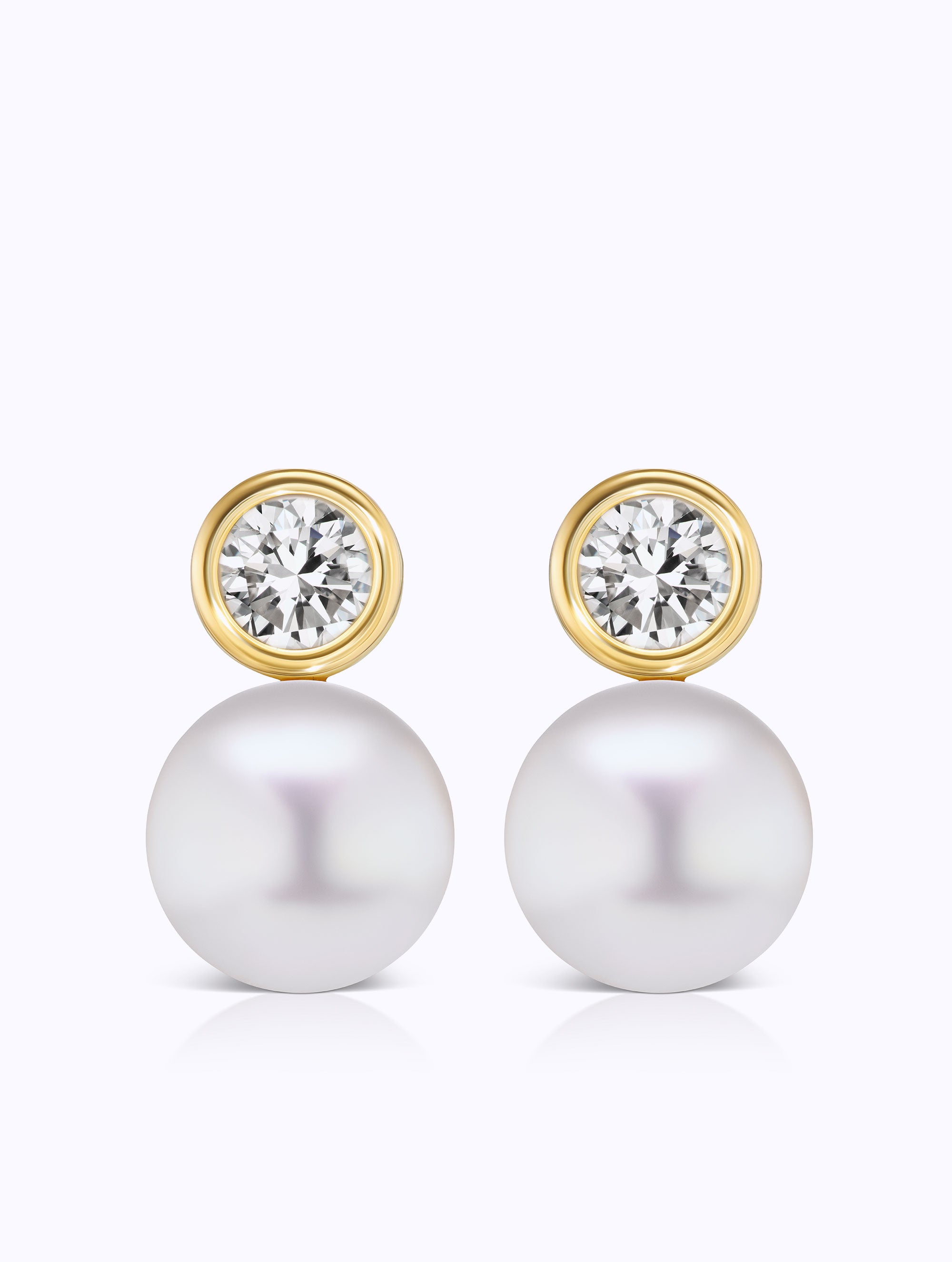 SLOAN PEARL & DIAMOND EARRINGS