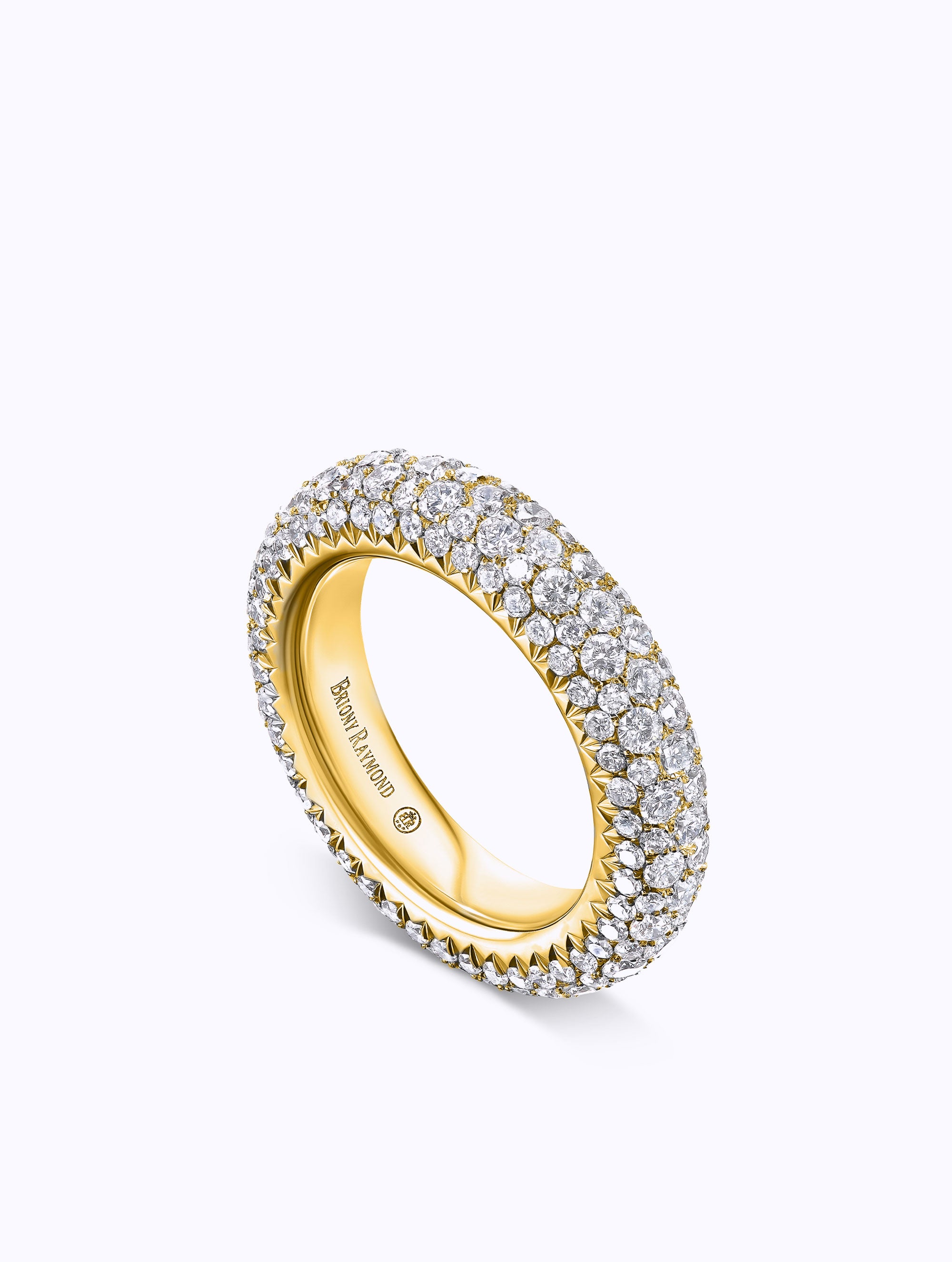 Slim Sloan Pavé Diamond Ring