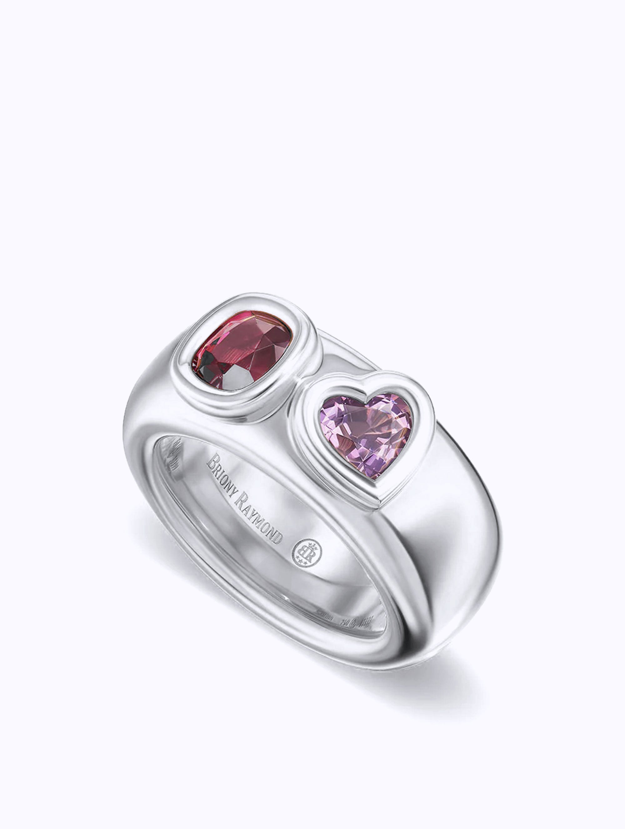 SLOAN GEMSTONE TWIN RING