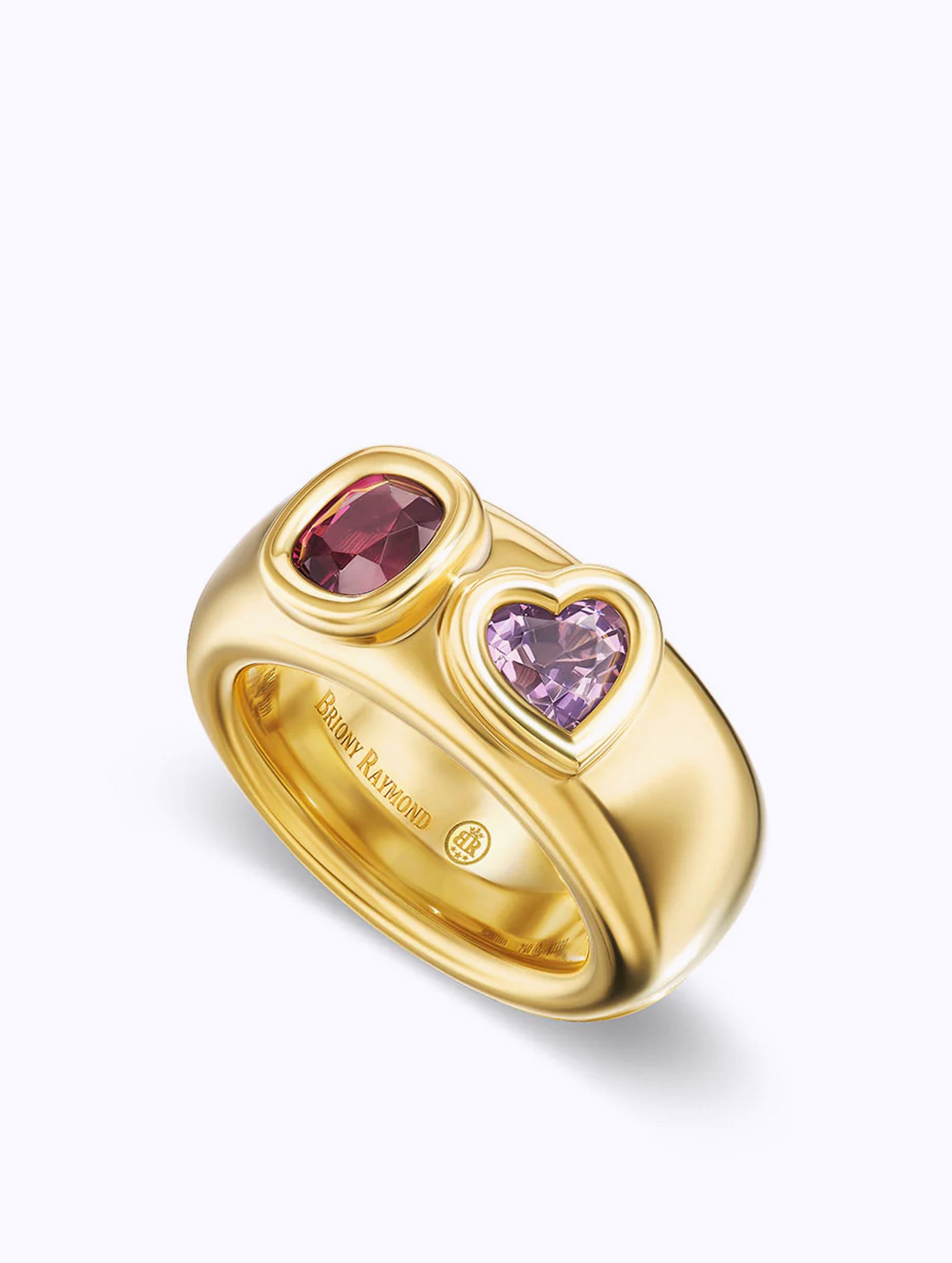 SLOAN GEMSTONE TWIN RING