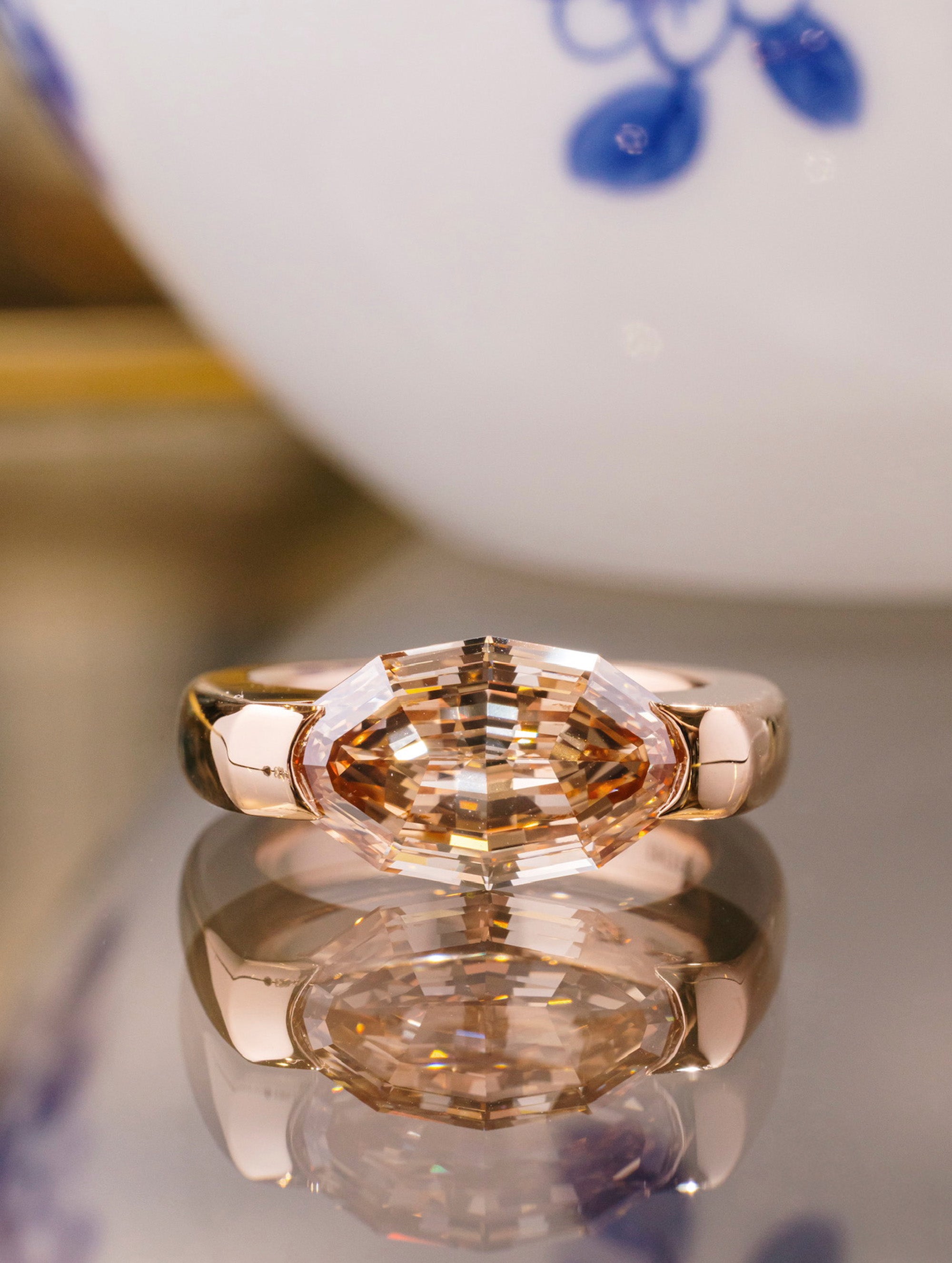 Sloan Suspended Diamond Ring
