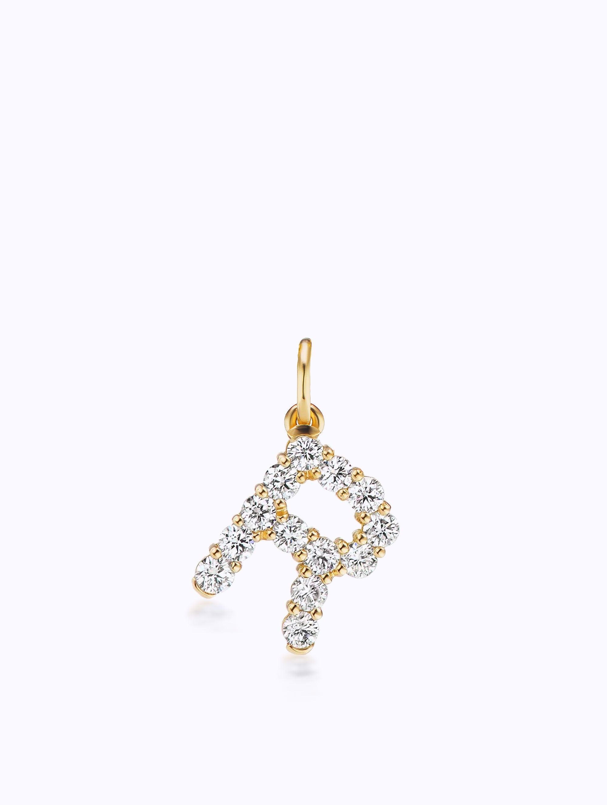 CONFETTI DIAMOND LETTER PENDANT