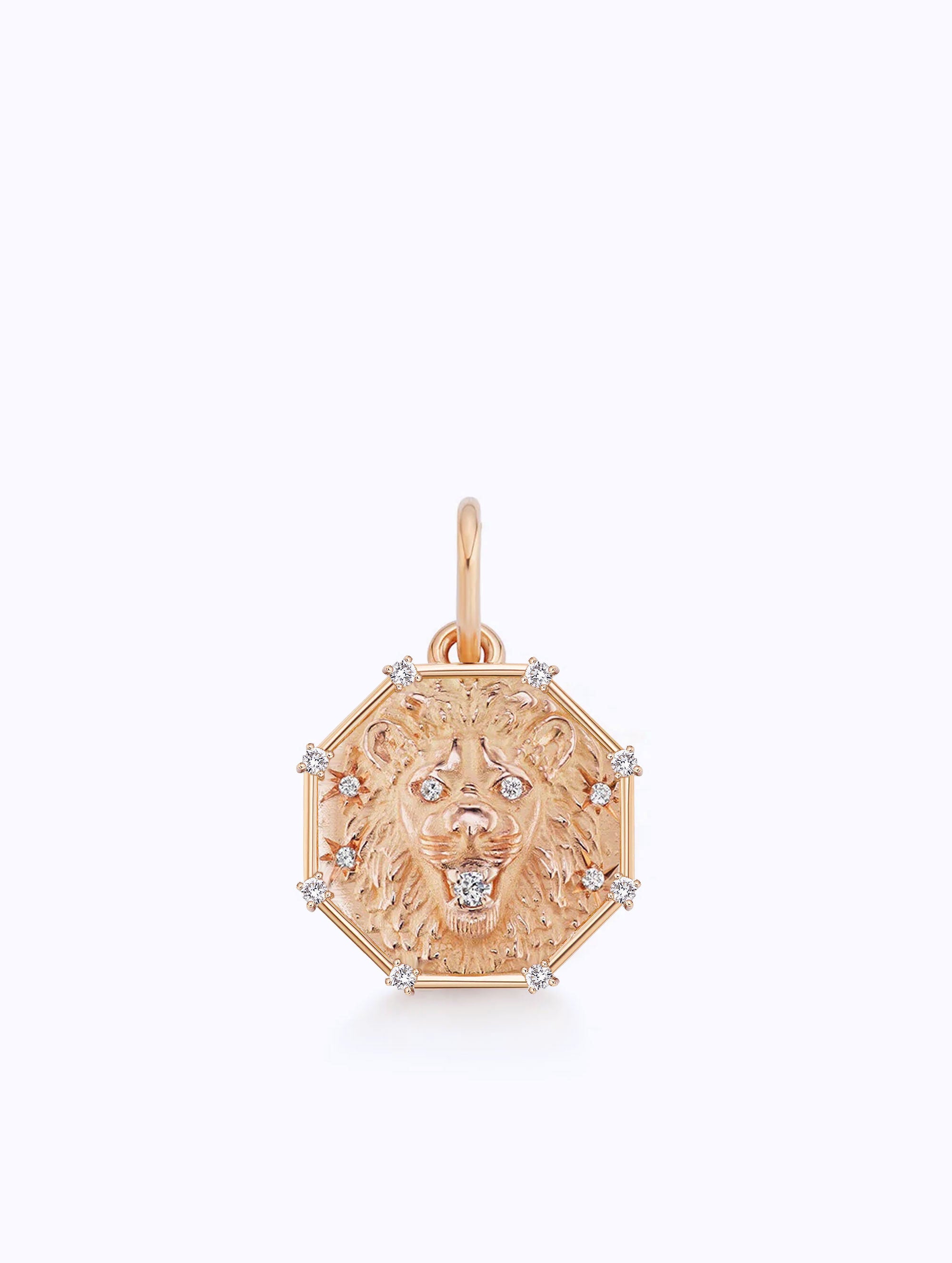 8 DIAMOND TALISMAN ZODIAC MEDALLION