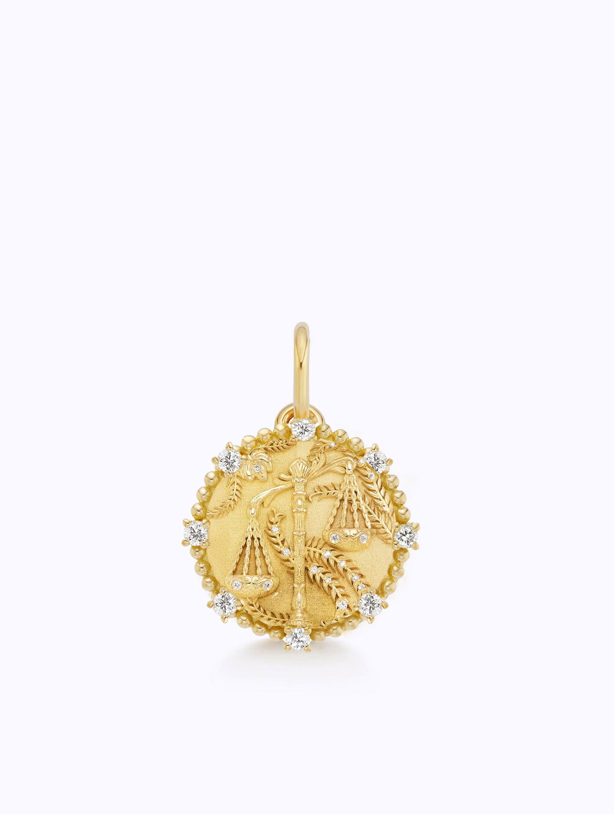 8 DIAMOND ZODIAC MEDALLION