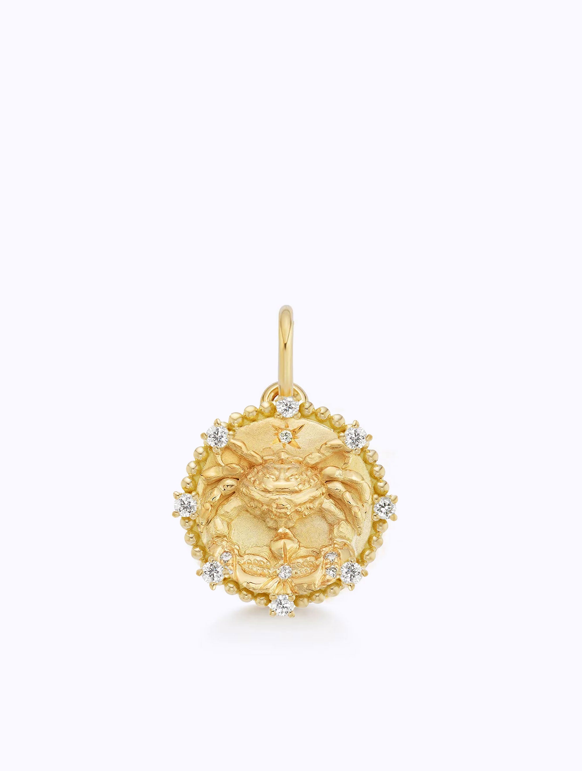 8 DIAMOND ZODIAC MEDALLION