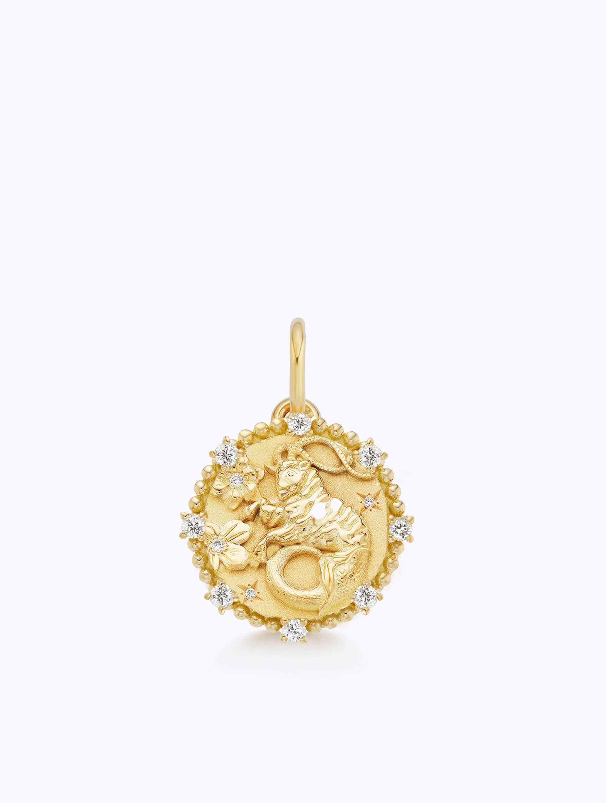 8 DIAMOND ZODIAC MEDALLION