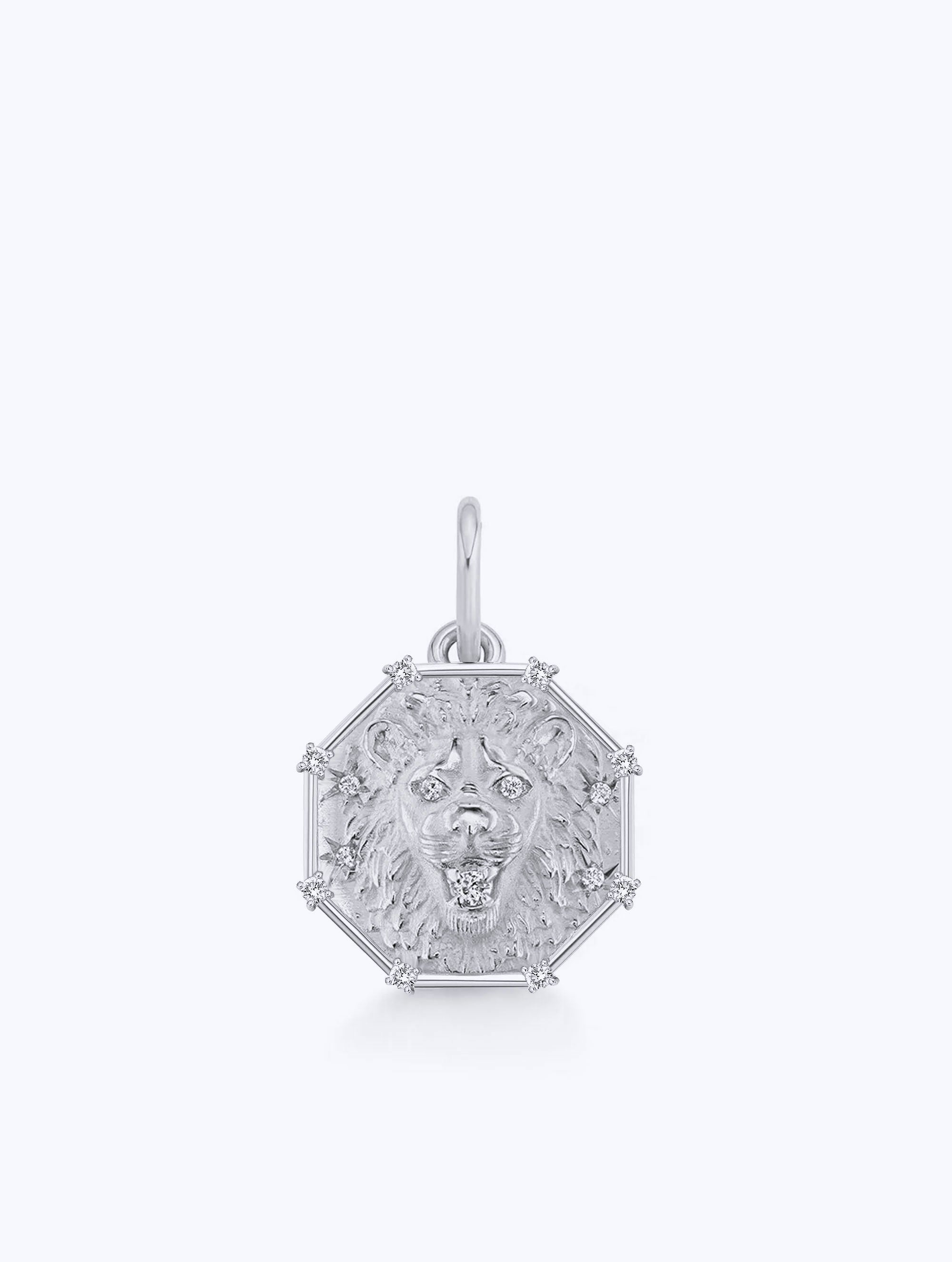 8 DIAMOND TALISMAN ZODIAC MEDALLION