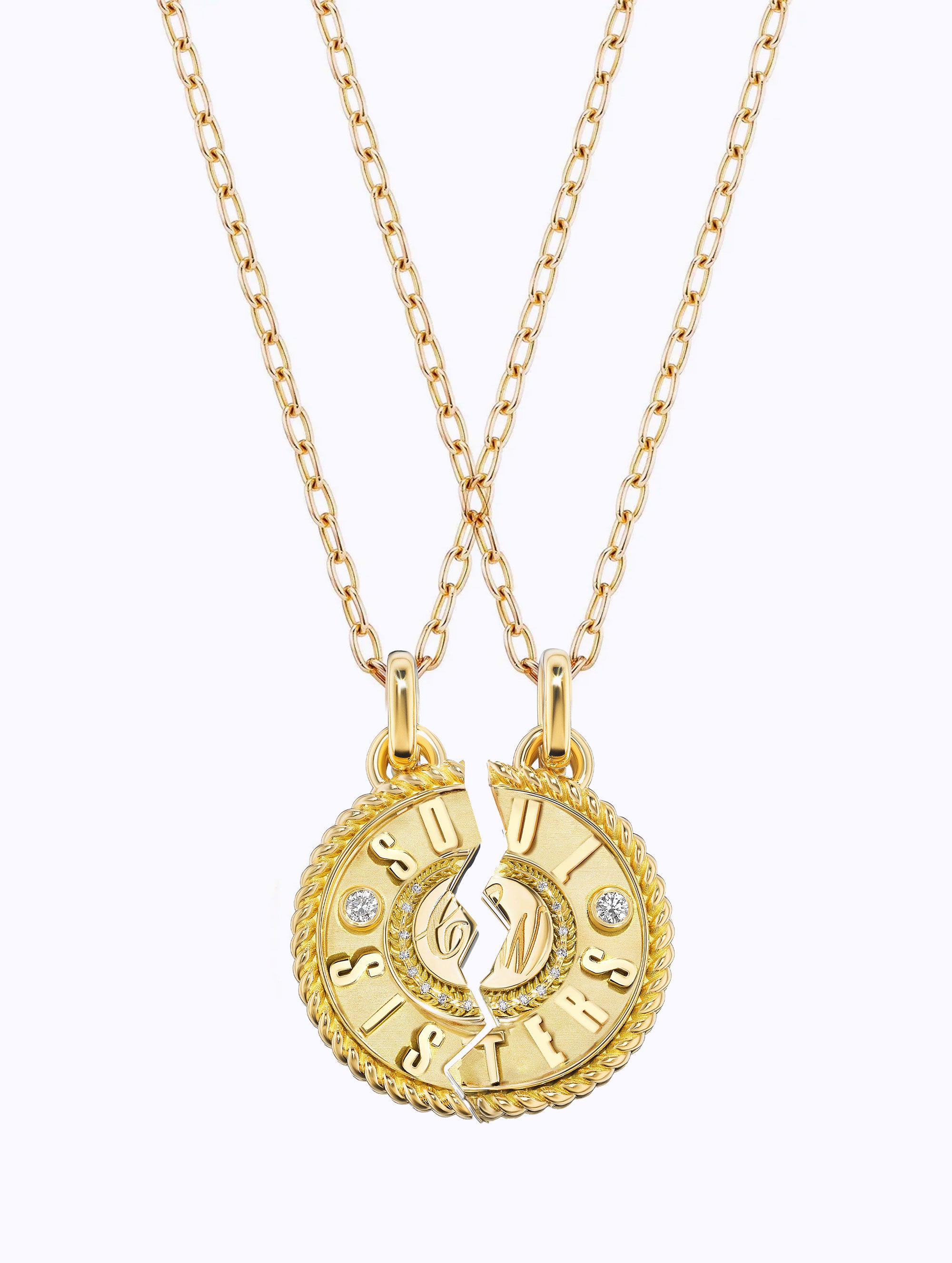 'SOUL SISTERS' DUET MEDALLION SET