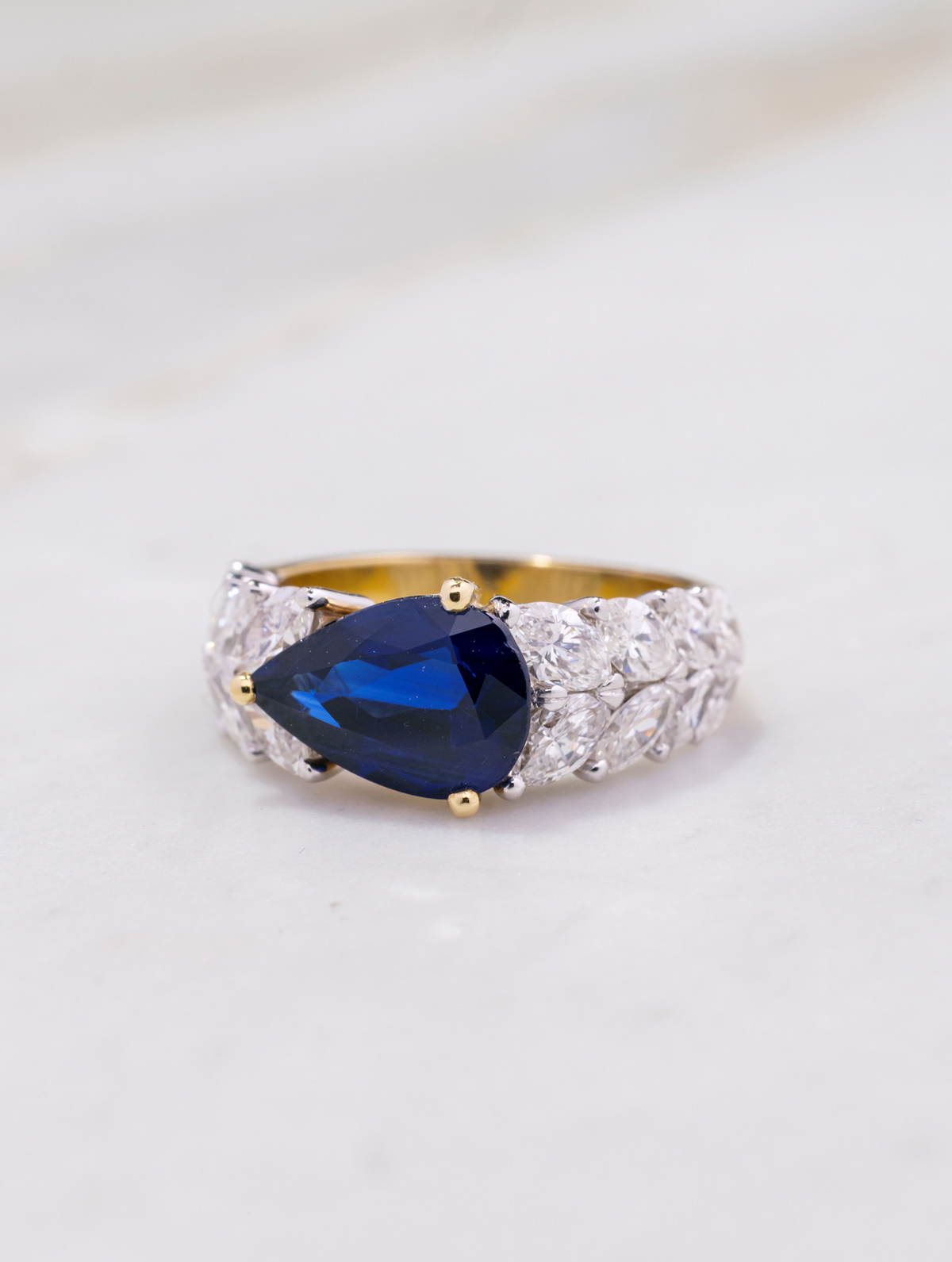 Vintage Sapphire & Diamond Ring