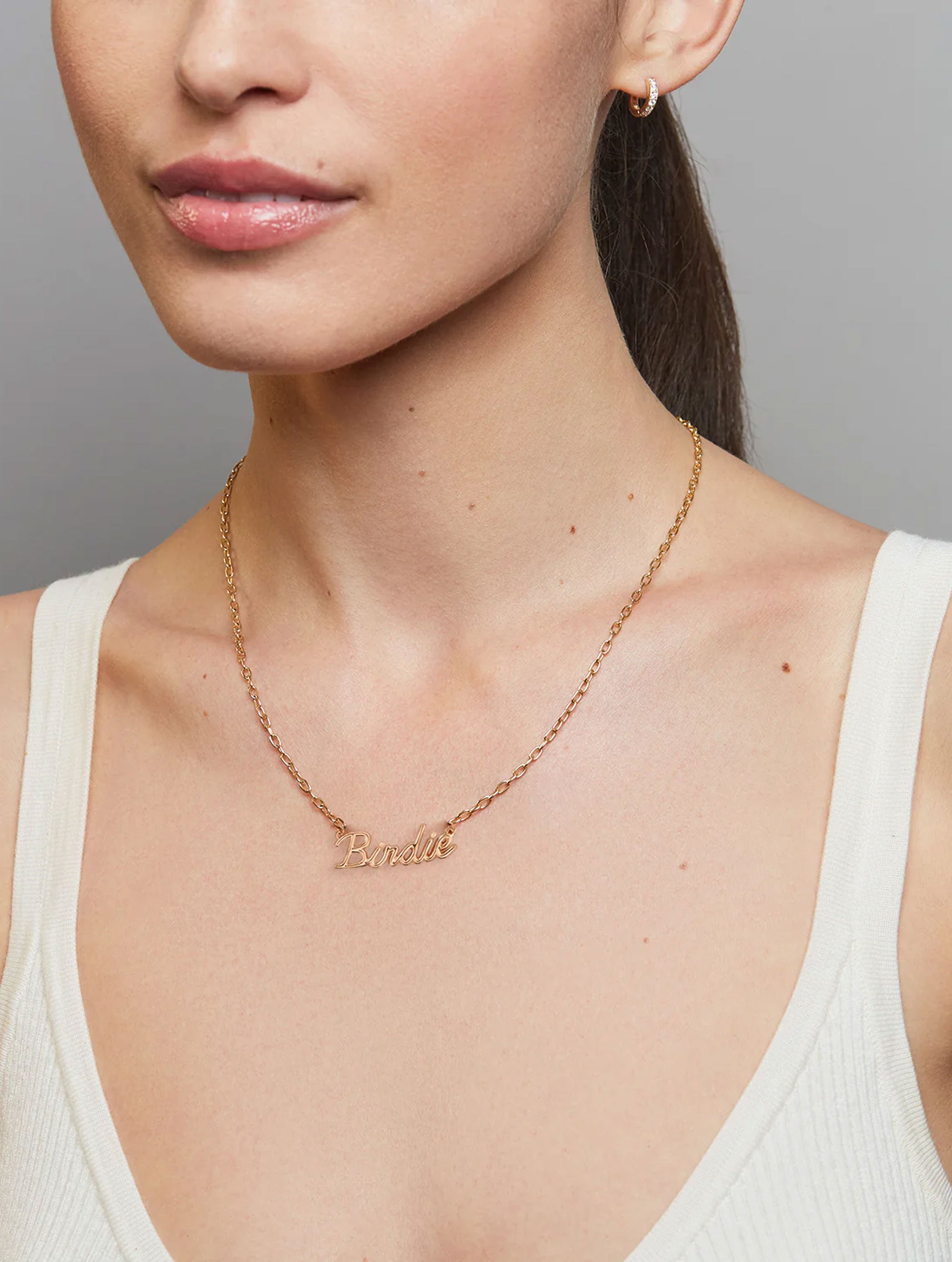 MEMOIR SCRIPT NAME NECKLACE