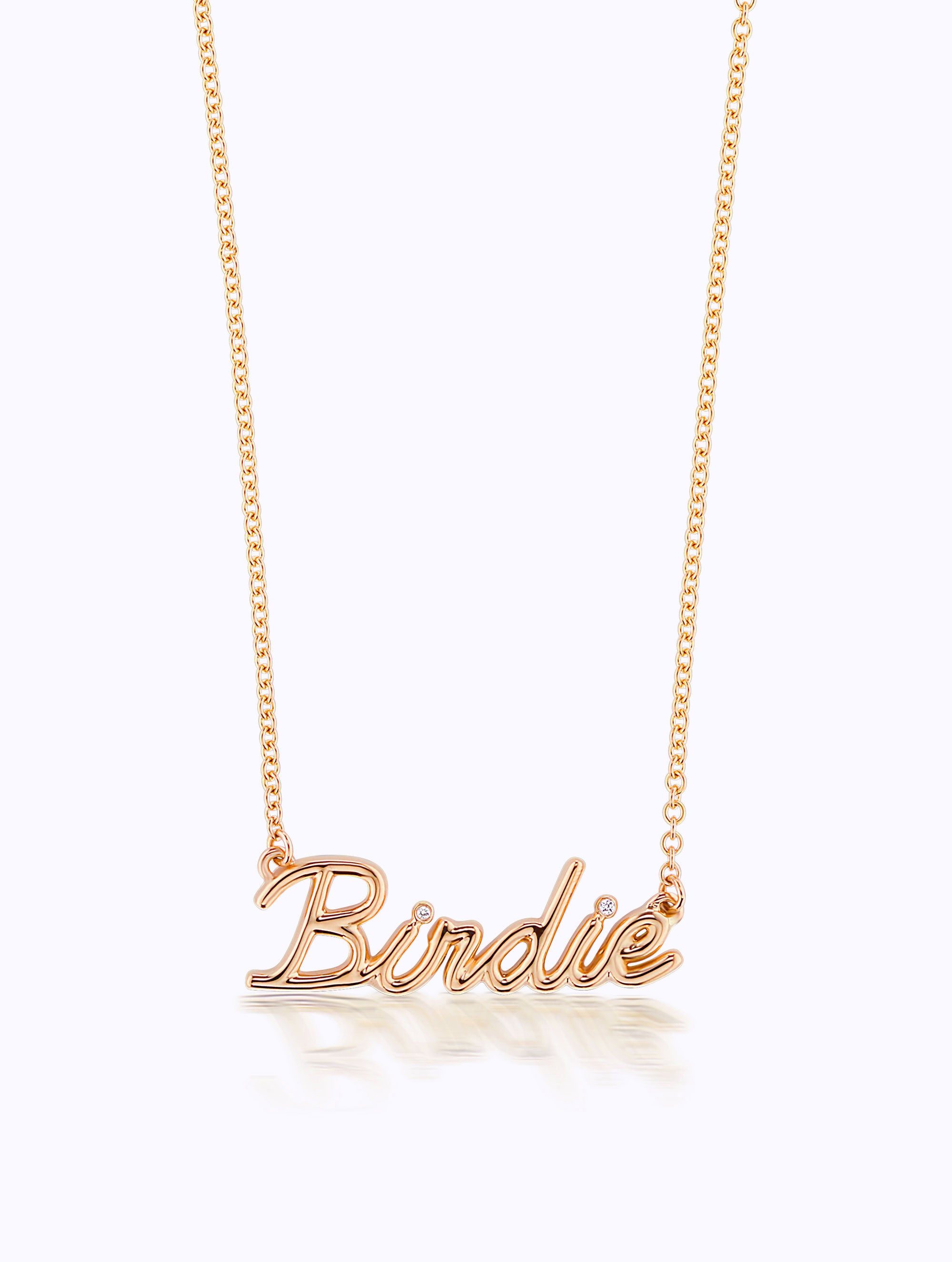 MEMOIR SCRIPT NAME NECKLACE