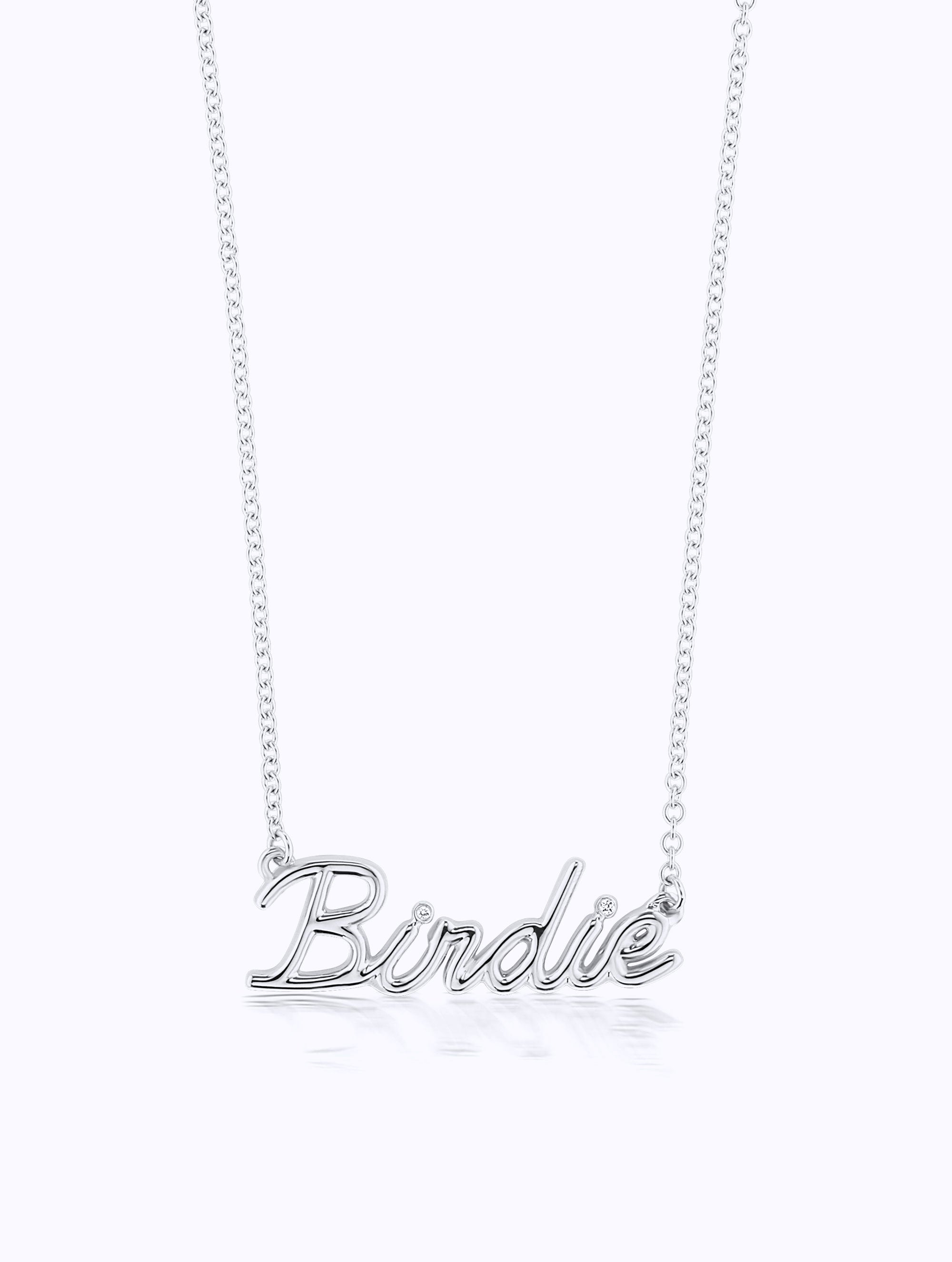 MEMOIR SCRIPT NAME NECKLACE