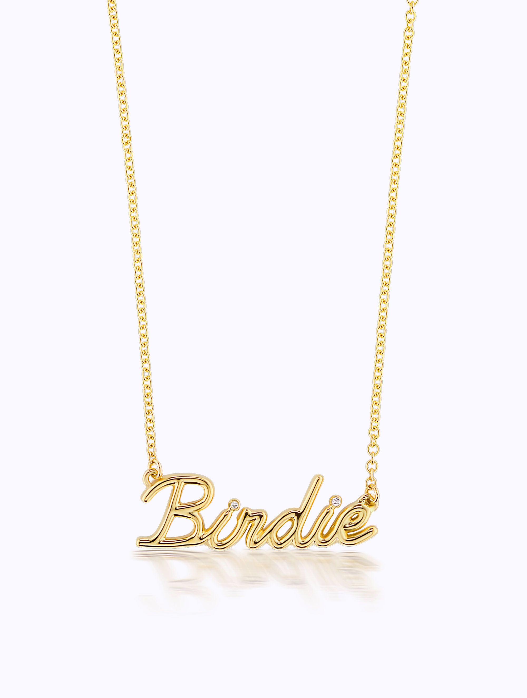 MEMOIR SCRIPT NAME NECKLACE
