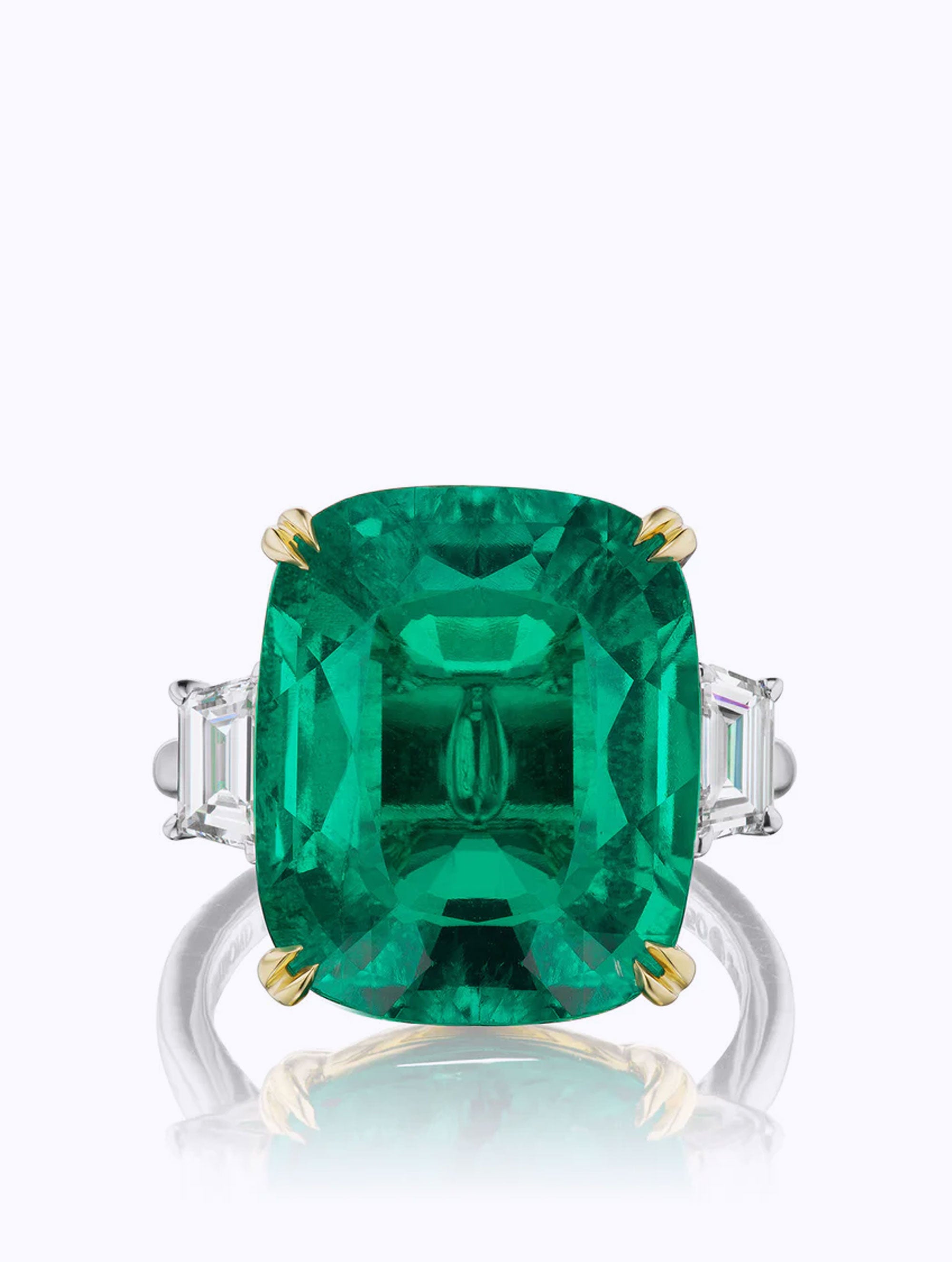 SERENA EMERALD & DIAMOND RING