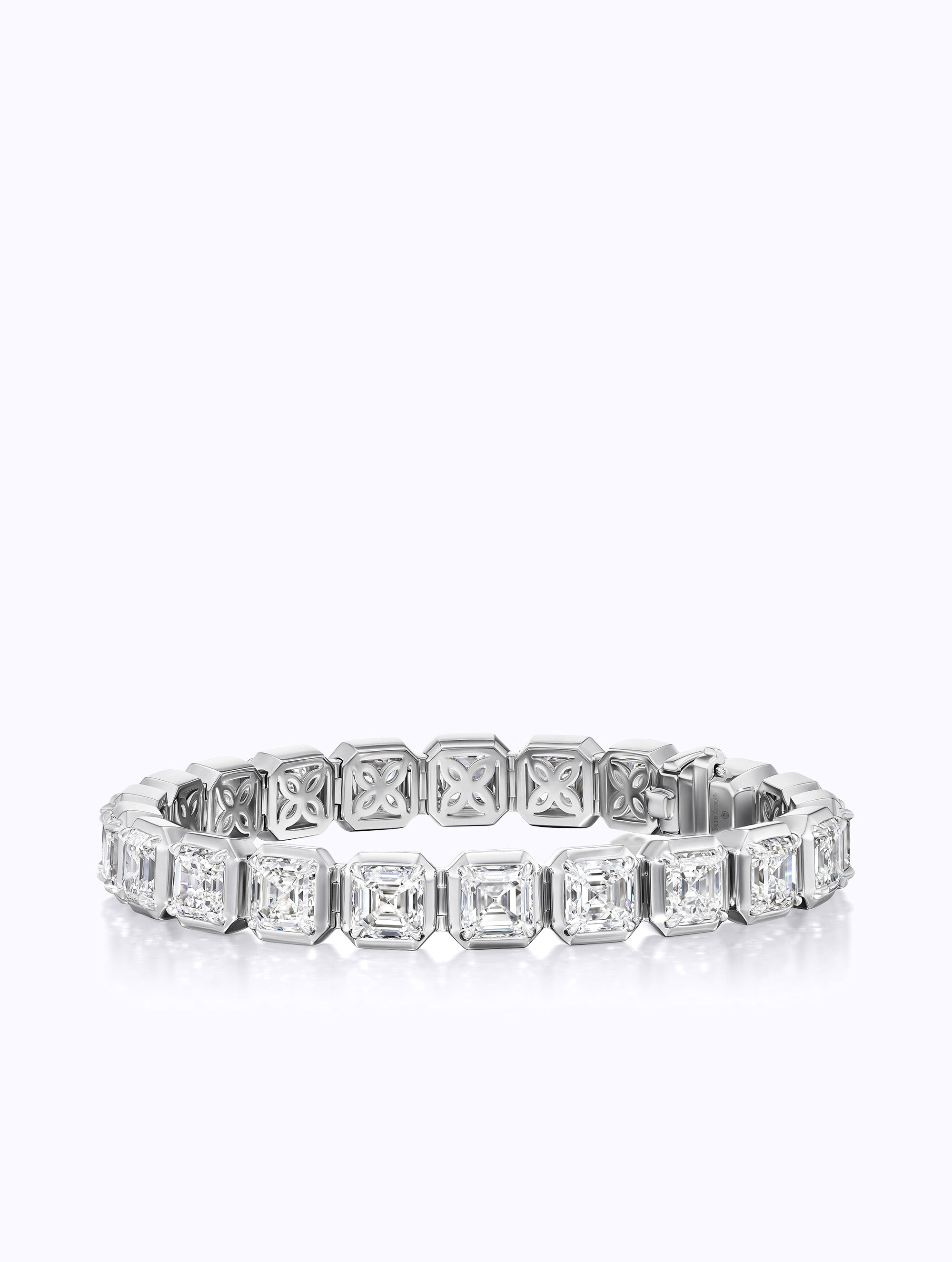 Shadow Asscher Cut Diamond Bracelet