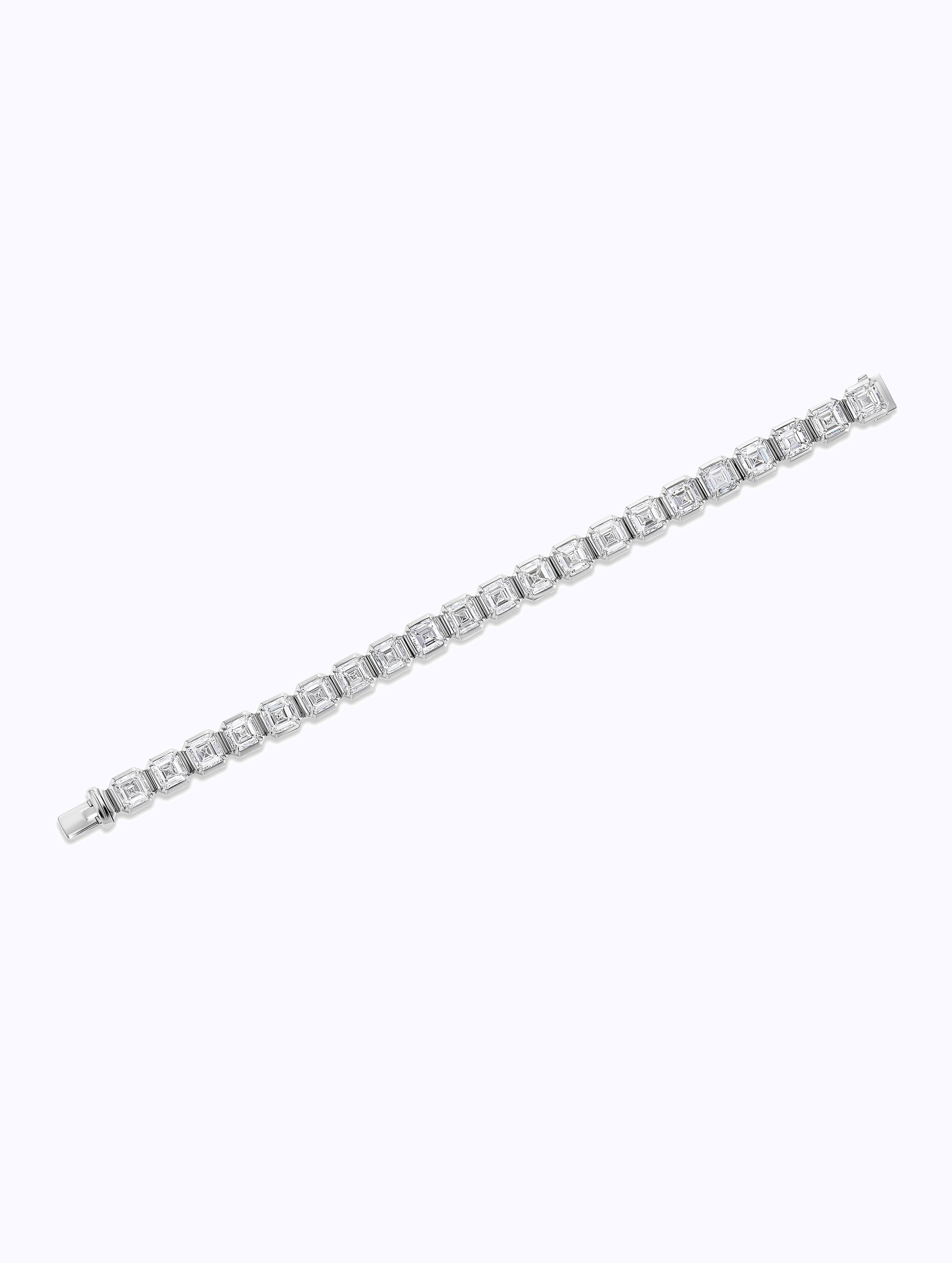 Shadow Asscher Cut Diamond Bracelet