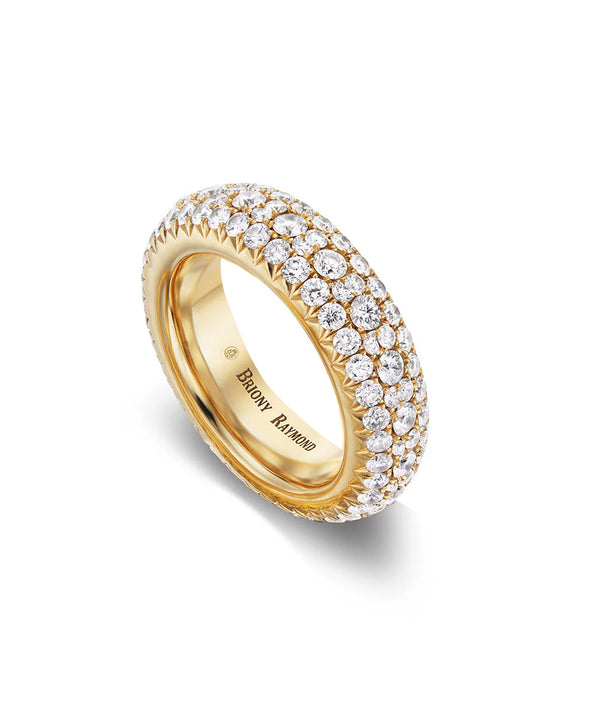 Slim Sloan Pavé Diamond Ring