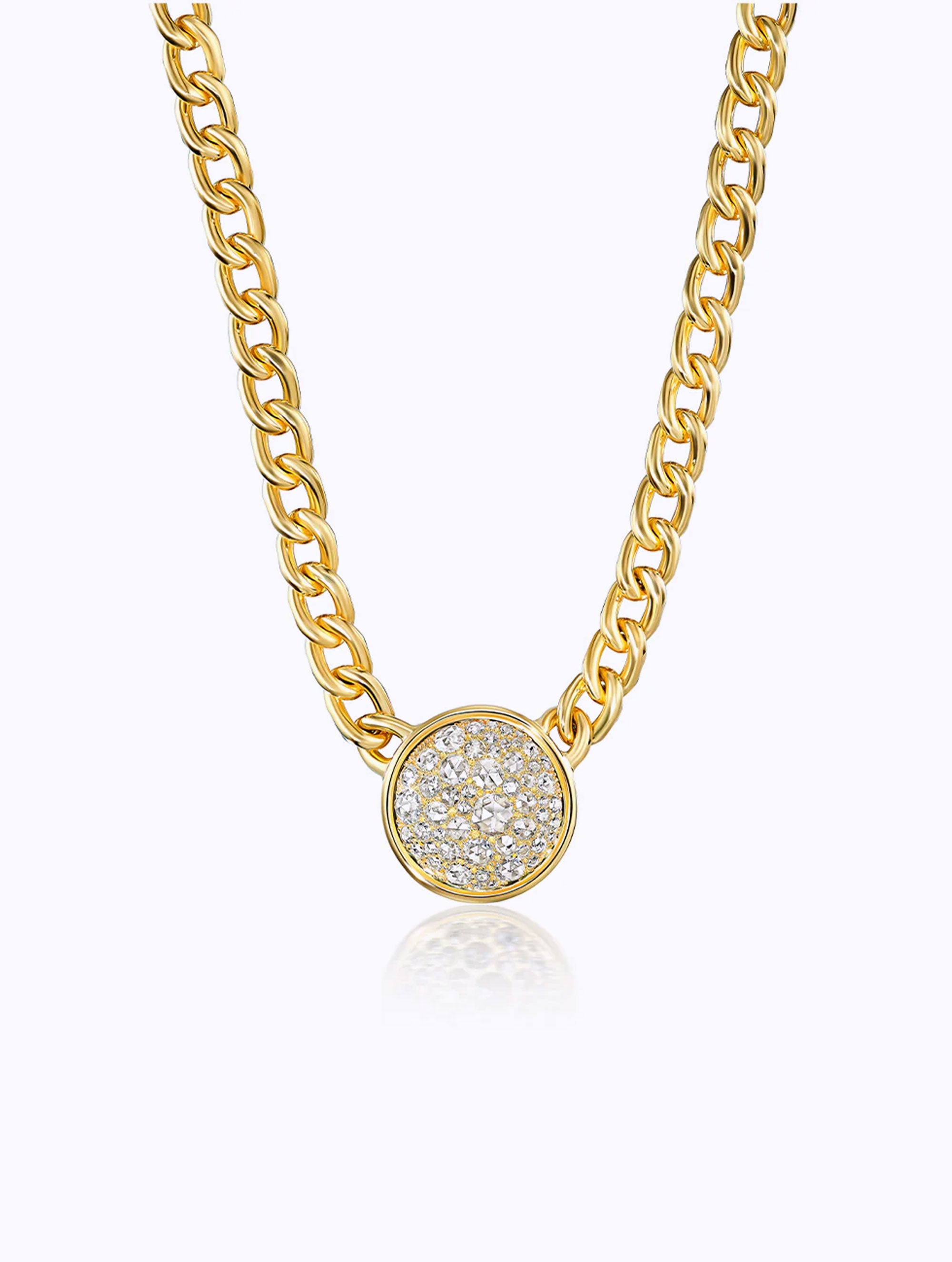 SLOAN ROSE CUT DIAMOND NECKLACE