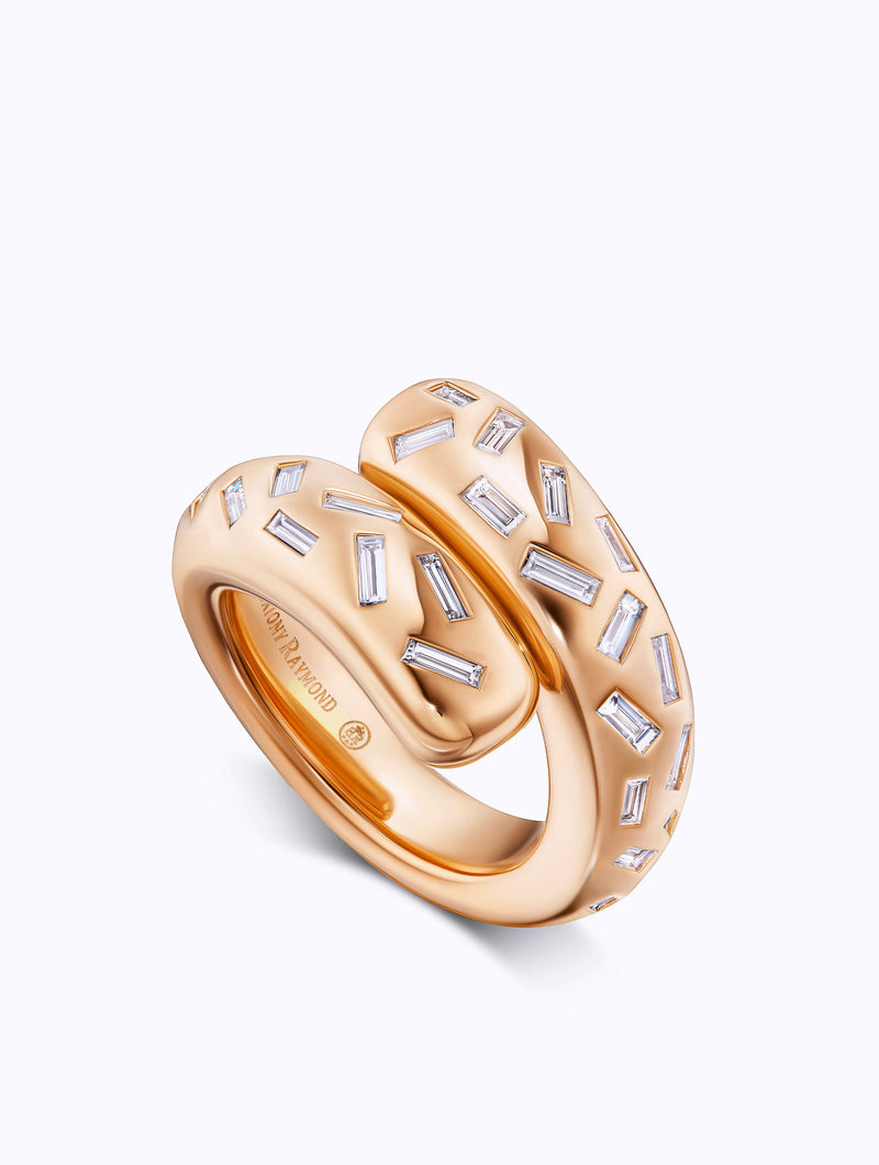 SLOAN DIAMOND BAGUETTE SCATTER WRAP RING