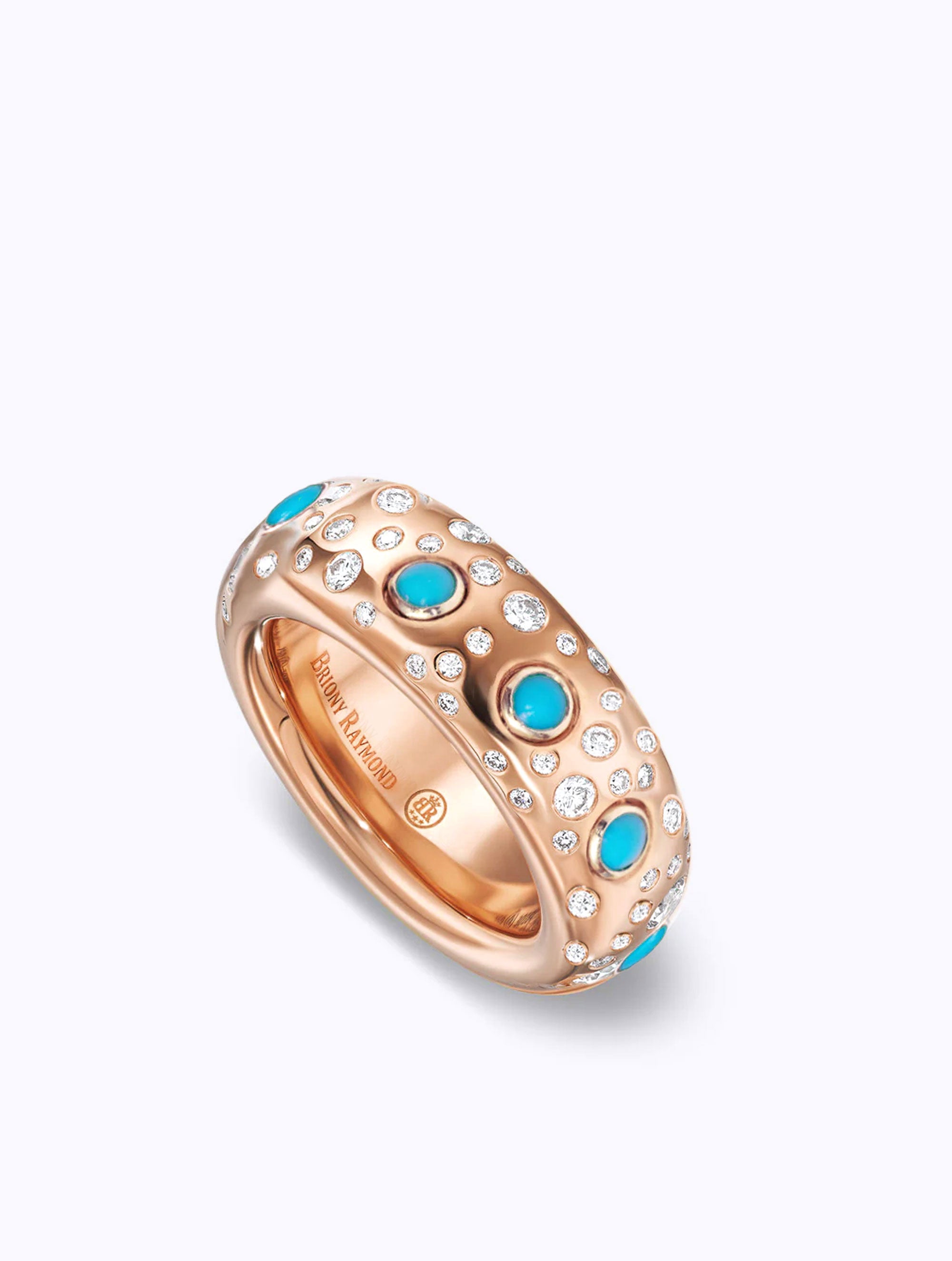 SLOAN SCATTER GEMSTONE & DIAMOND RING