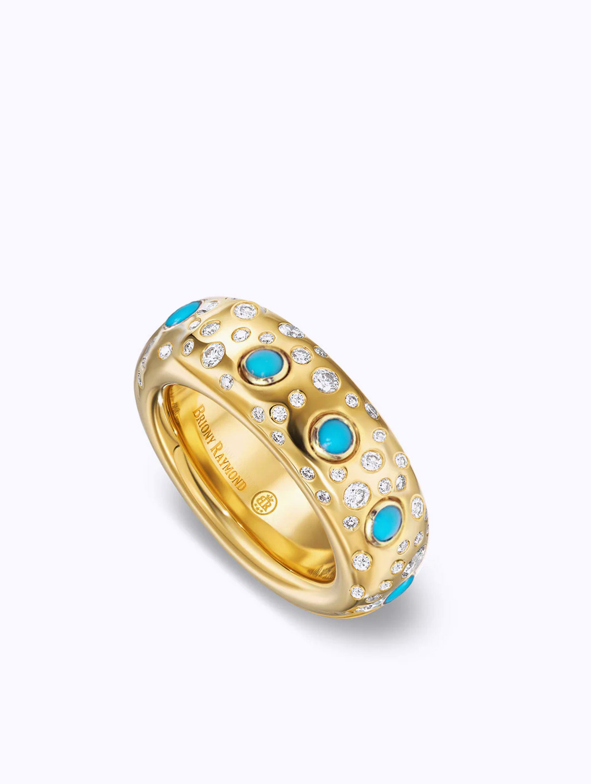 SLOAN SCATTER GEMSTONE & DIAMOND RING