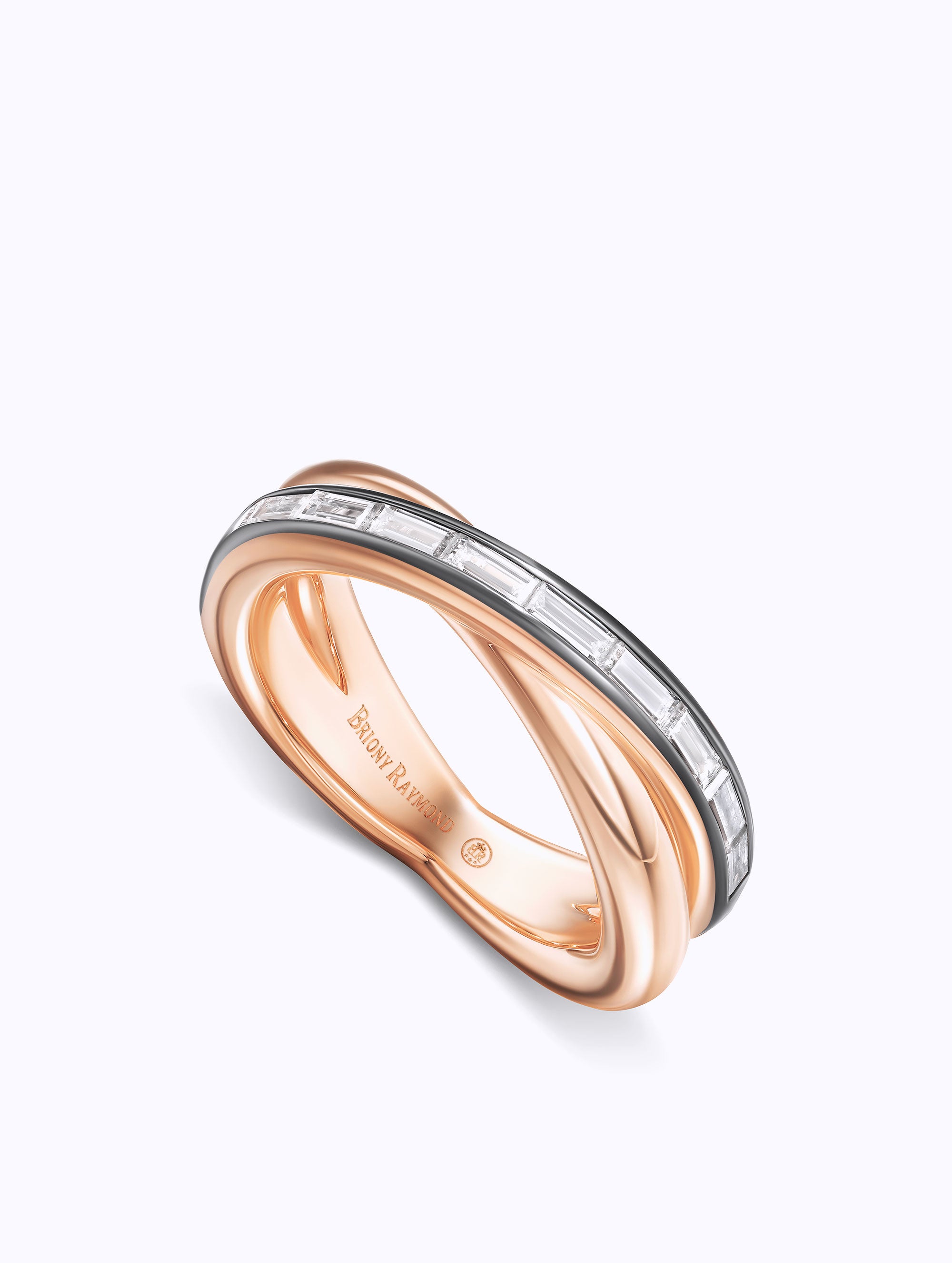 Shadow Entwine Diamond Ring