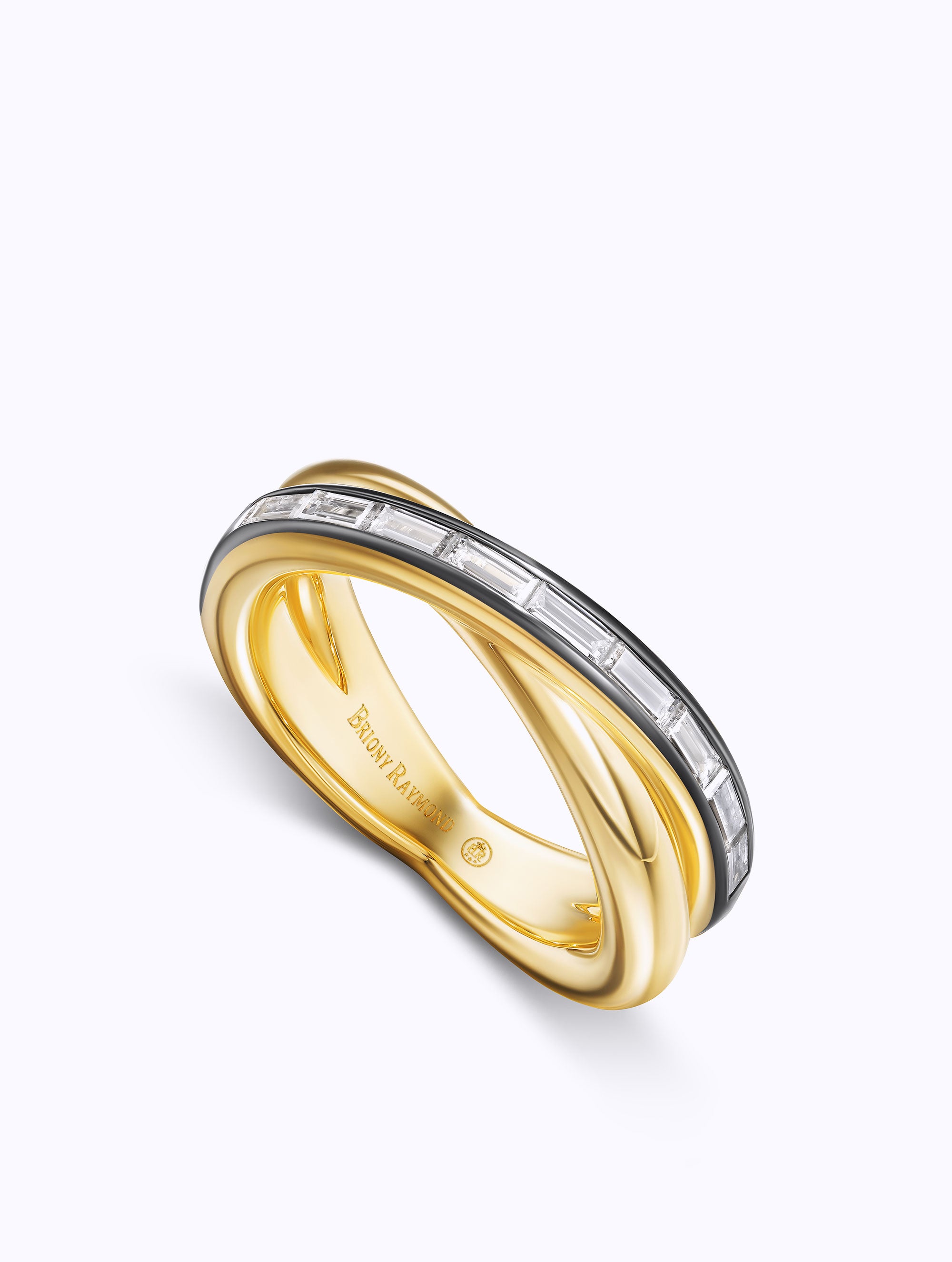 Shadow Entwine Diamond Ring