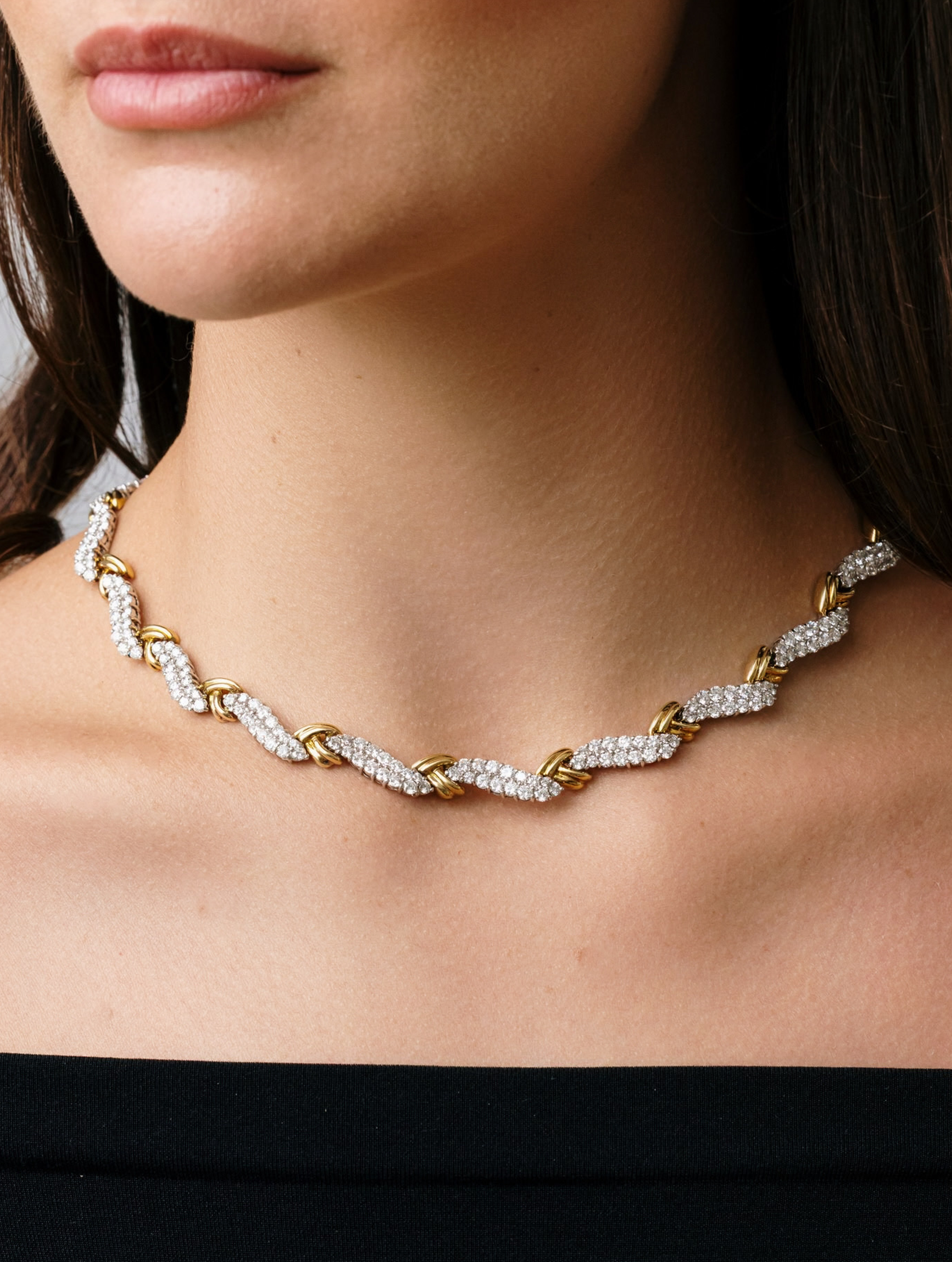 Tiffany & Co. Diamond Necklace, circa 1990
