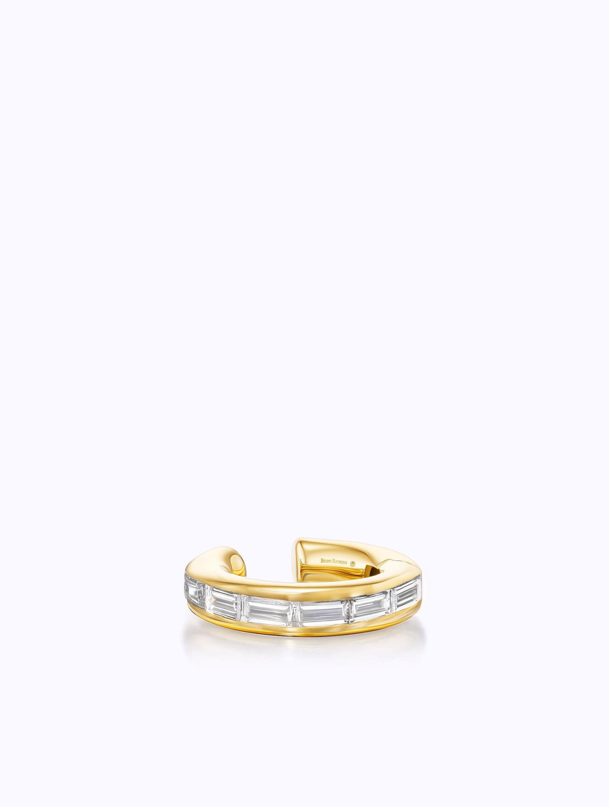 Regent Diamond Baguette Ear Cuff