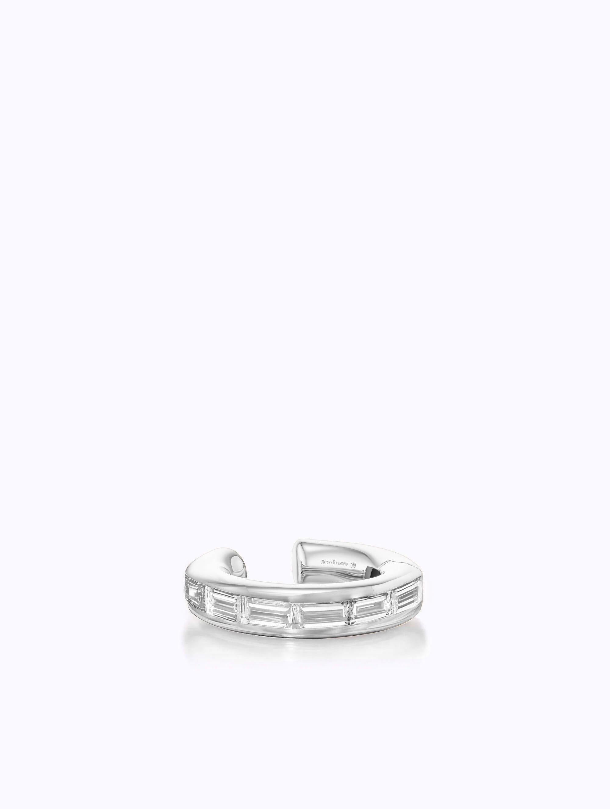 Regent Diamond Baguette Ear Cuff