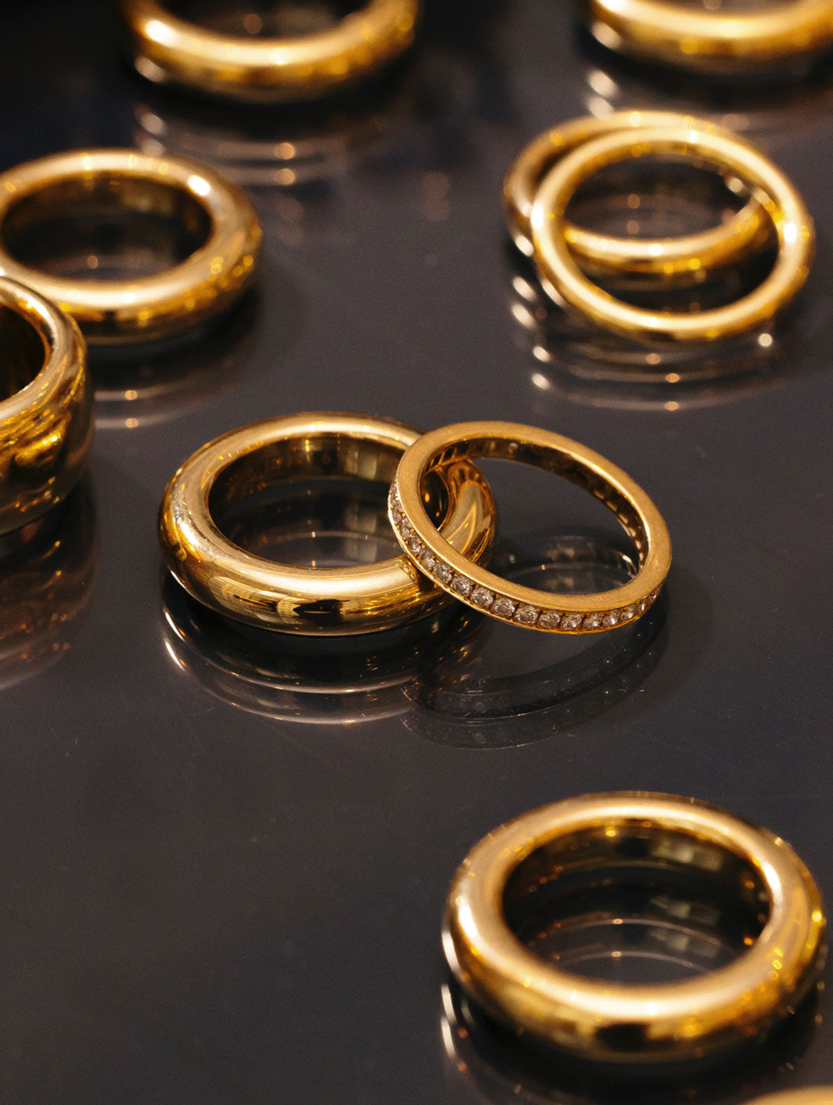 SKINNY ATHENA DIAMOND ETERNITY RING