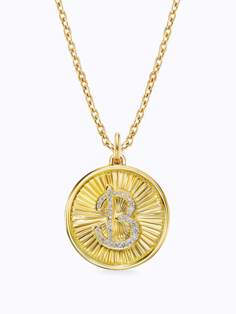Classic Aurora Initial Medallion