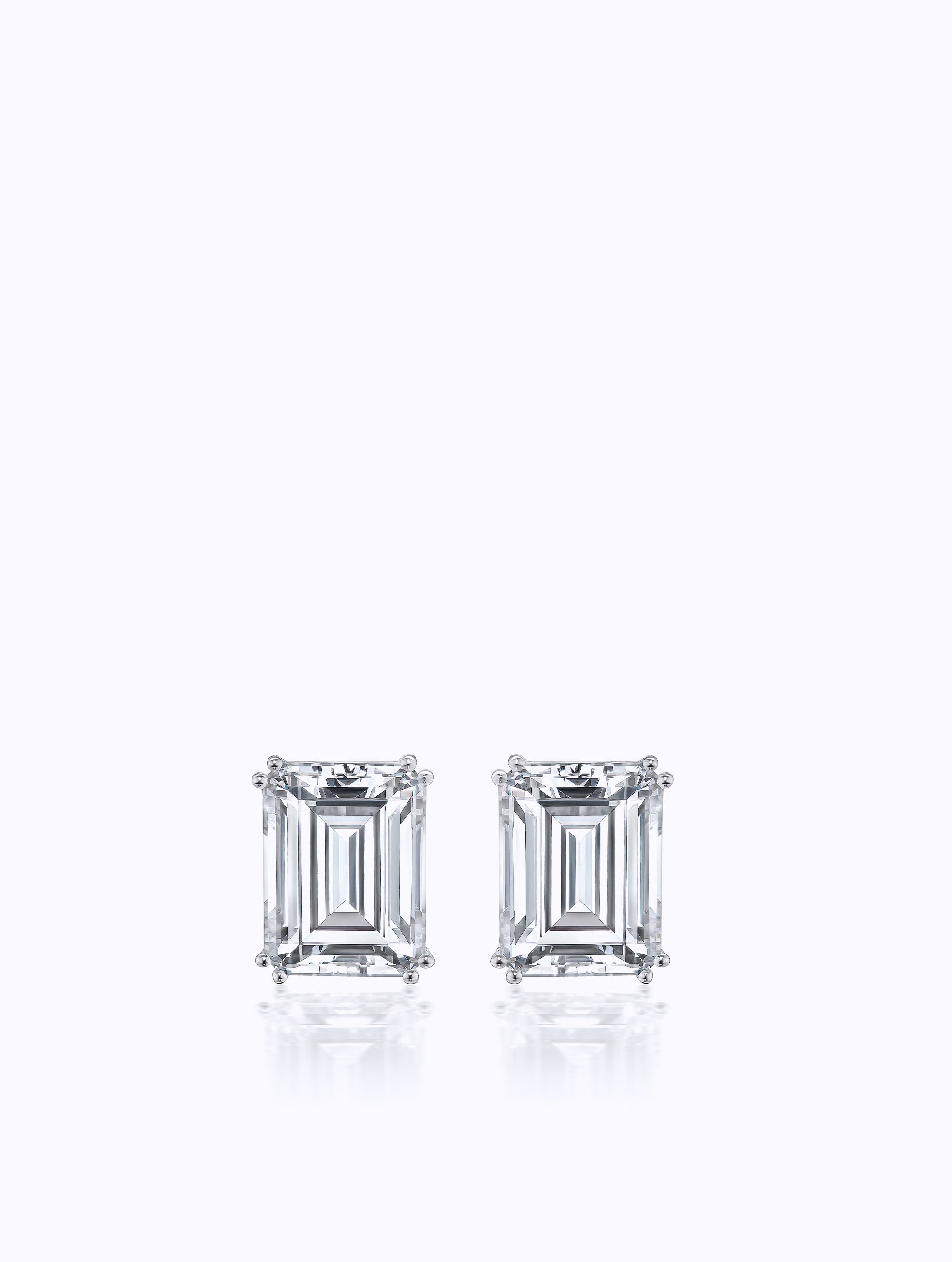EMERALD CUT EARRINGS