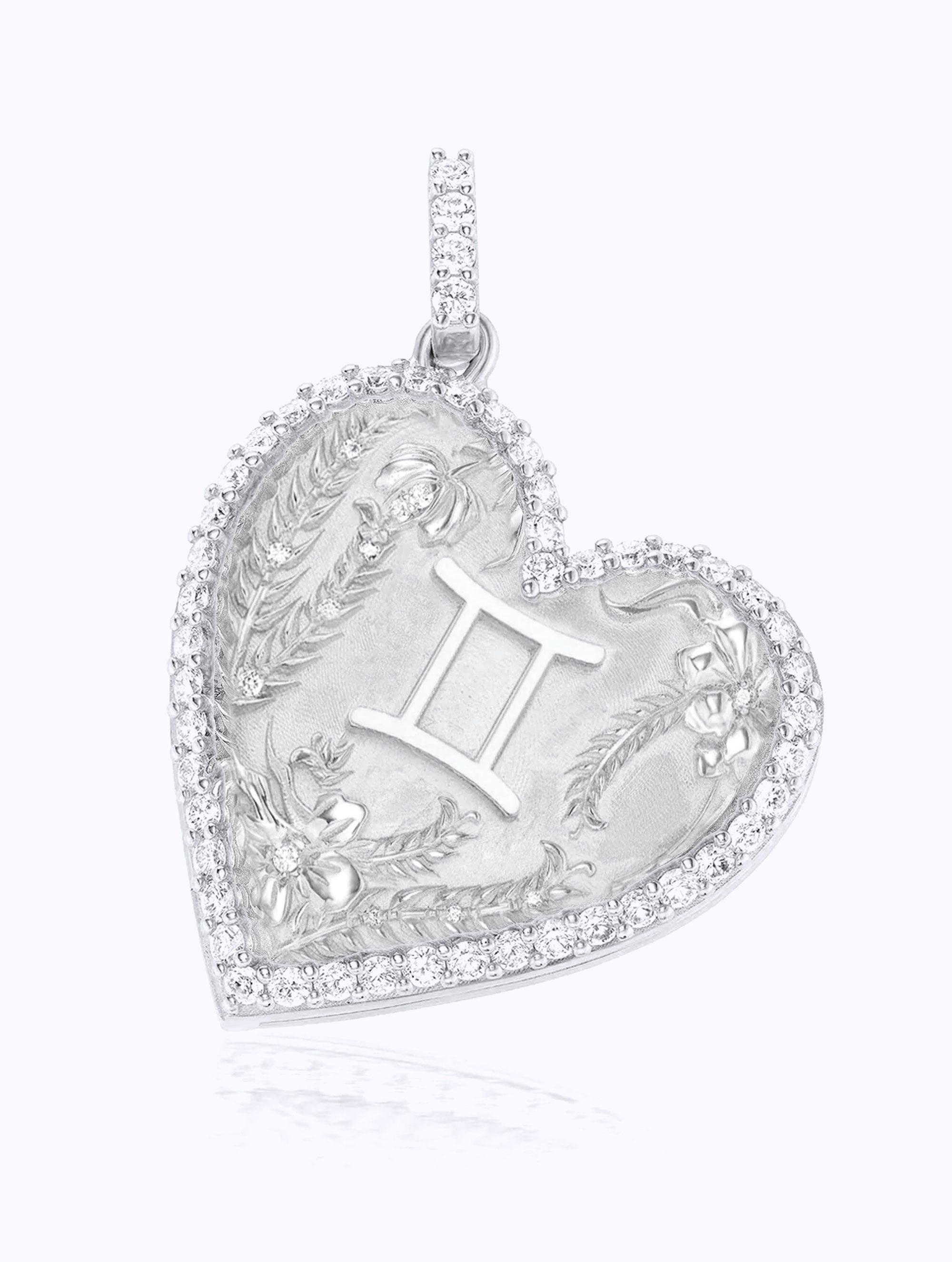 Memoir Diamond Zodiac Heart Locket